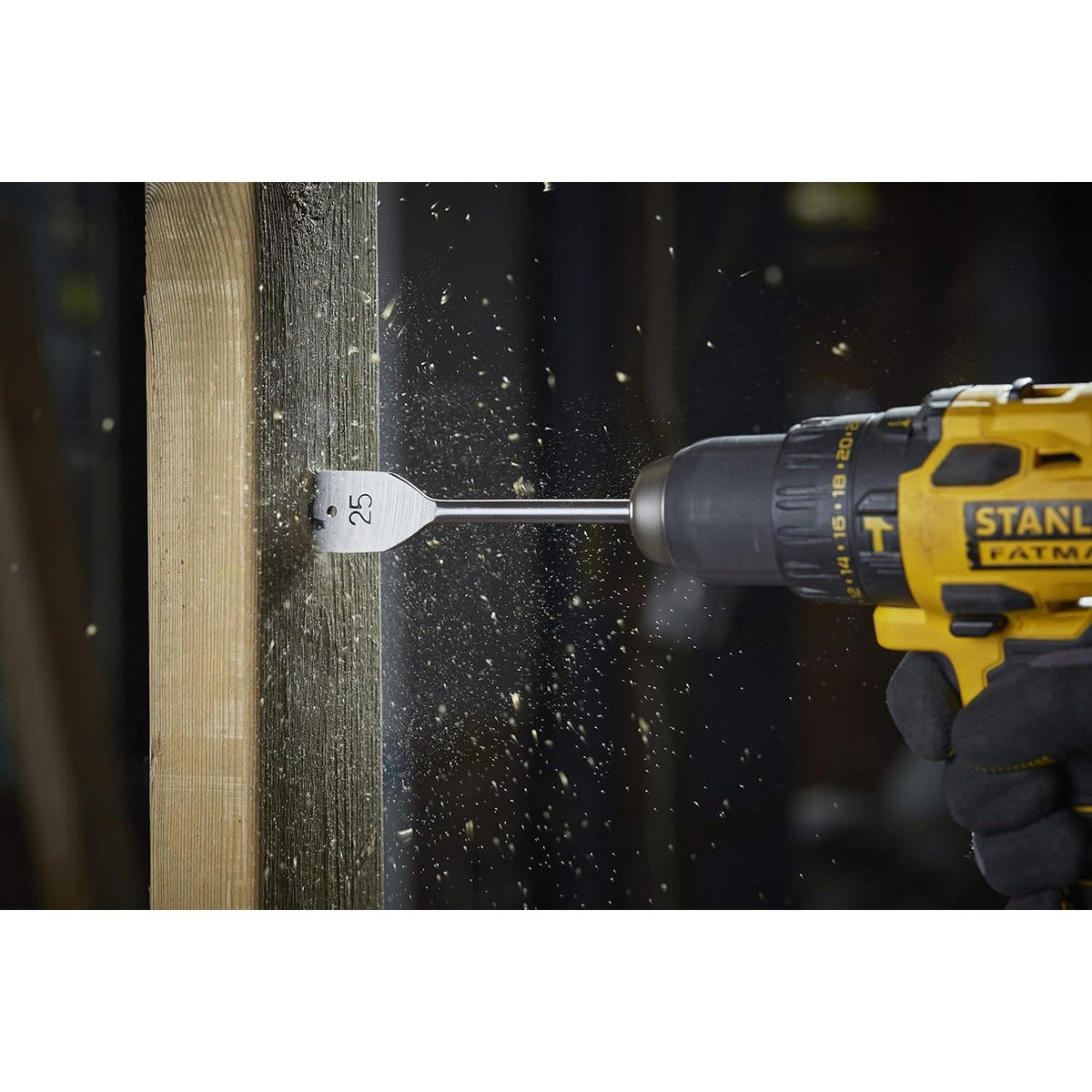 Set 8 Brocas Planas Madera FatMax 12-32mm - Stanley - Herram.cl