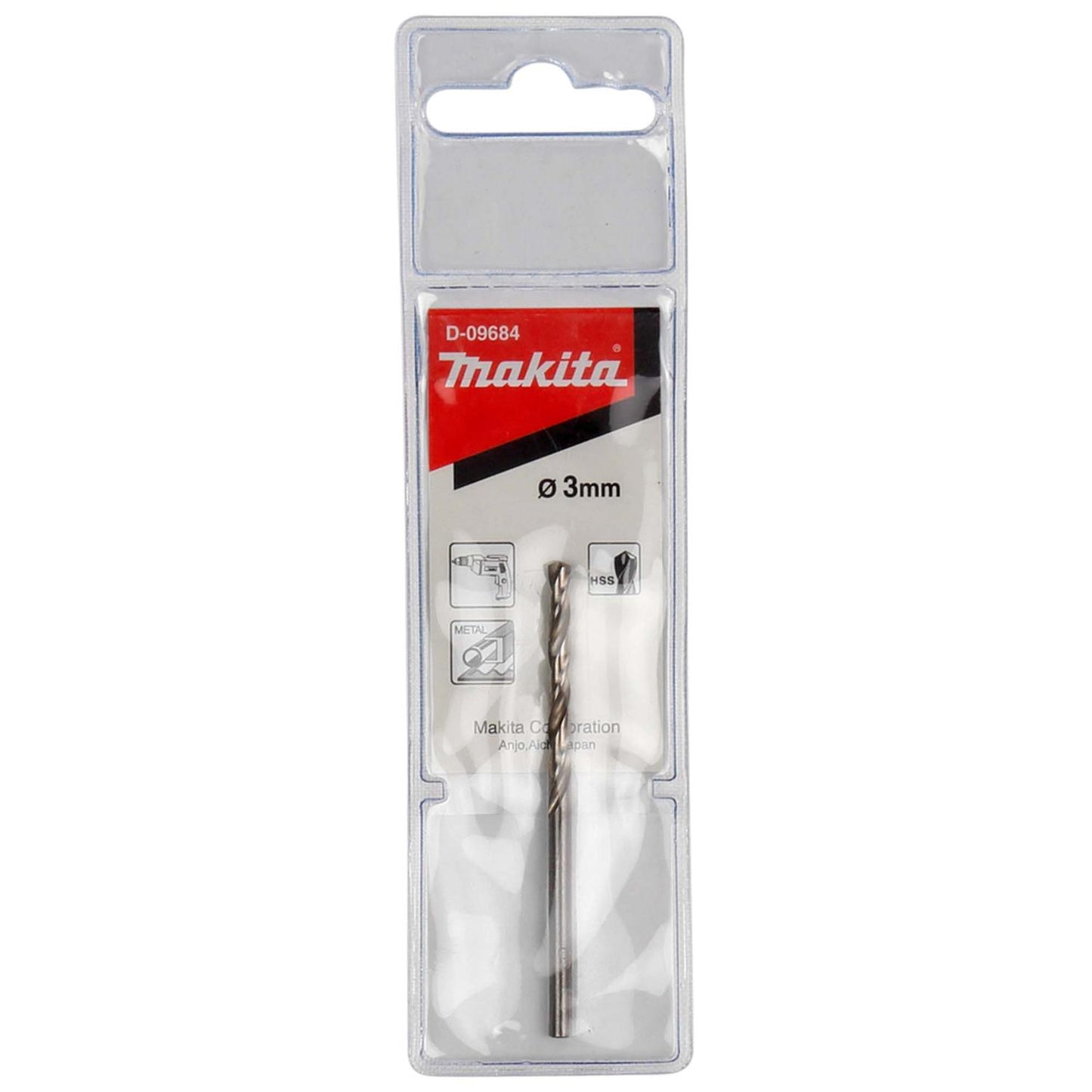 Broca Para Metal HSS 3x61mm. - Makita - Herram.cl