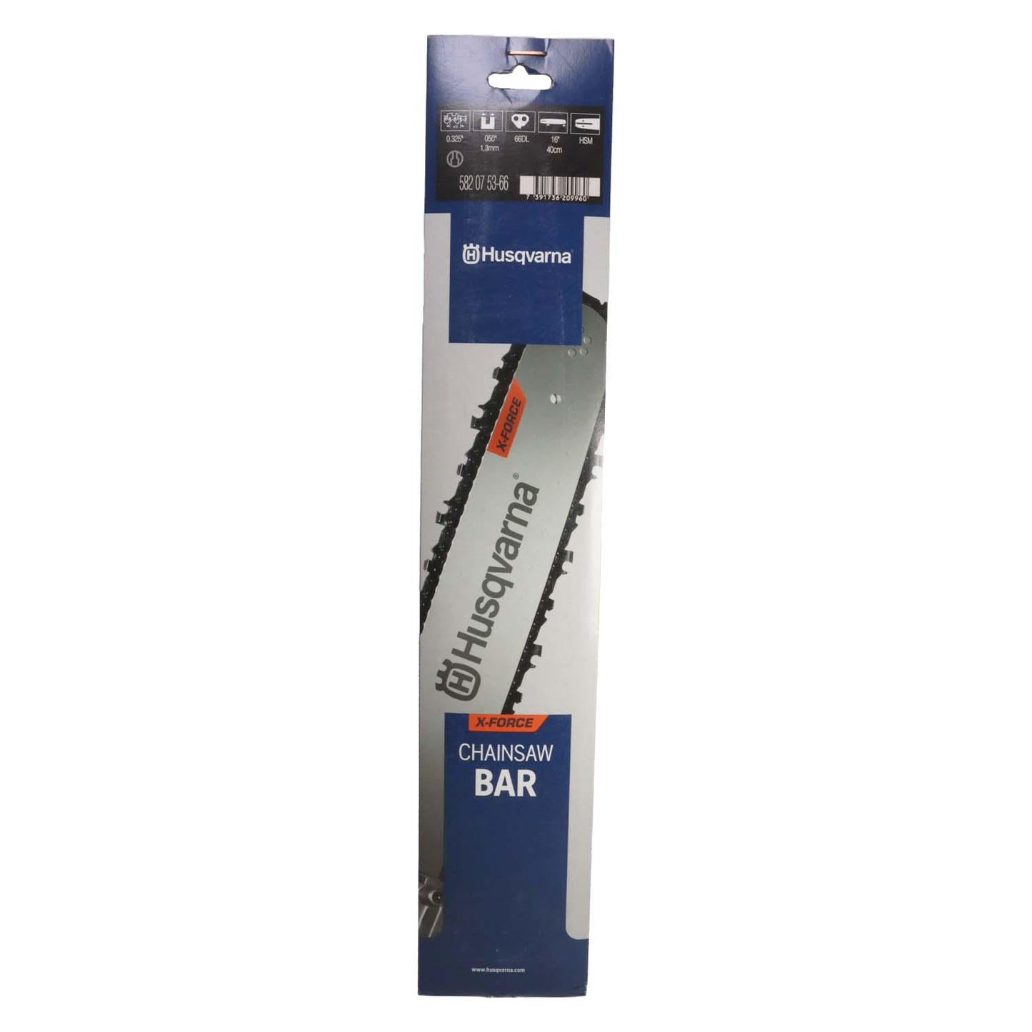 Espada Laminada X - FORCE 16''/0,325''/1,3mm 66DL - Husqvarna - Herram.cl