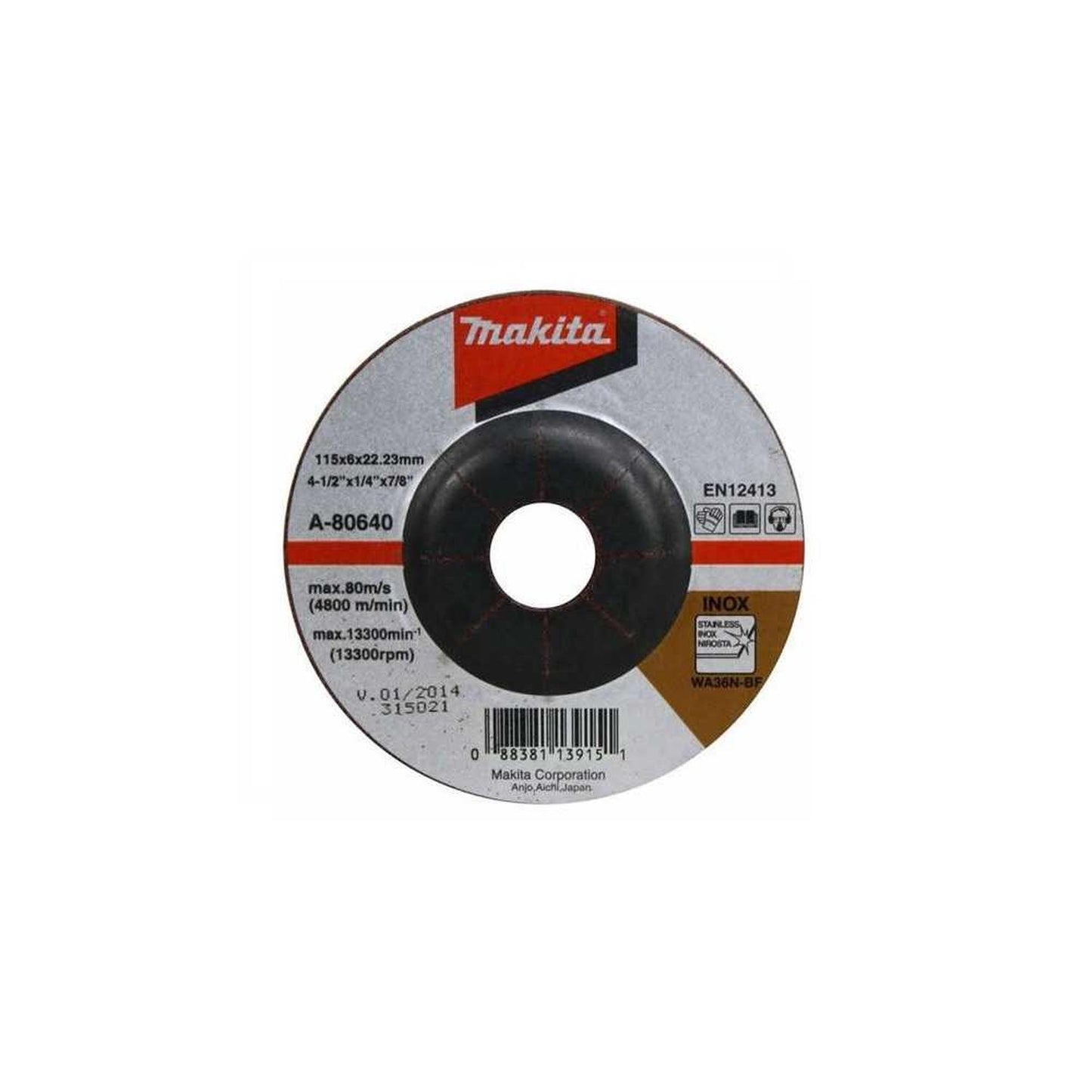 Pack Esmeril Inalámbrico 18V 4 1/2'' + 4 Bat. 3 Ah+Cargador Dob+Discos - Herram.cl
