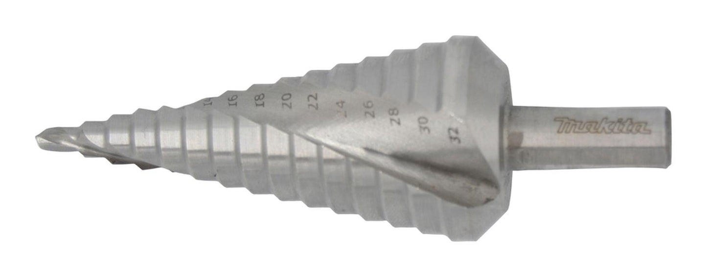 Broca Escalonada Espiral 4 - 32mm - Makita - Herram.cl