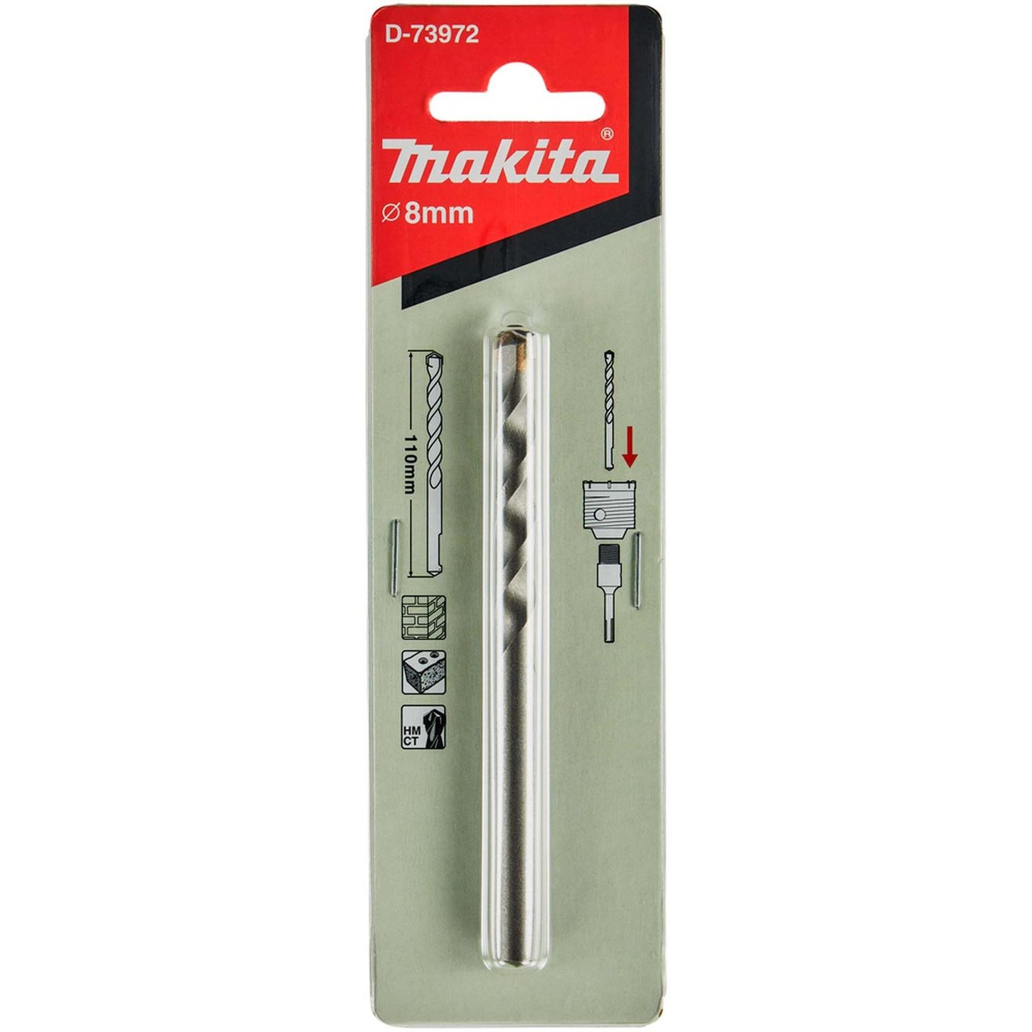Broca Piloto Para Corona M22 / 8x110mm - Makita - Herram.cl