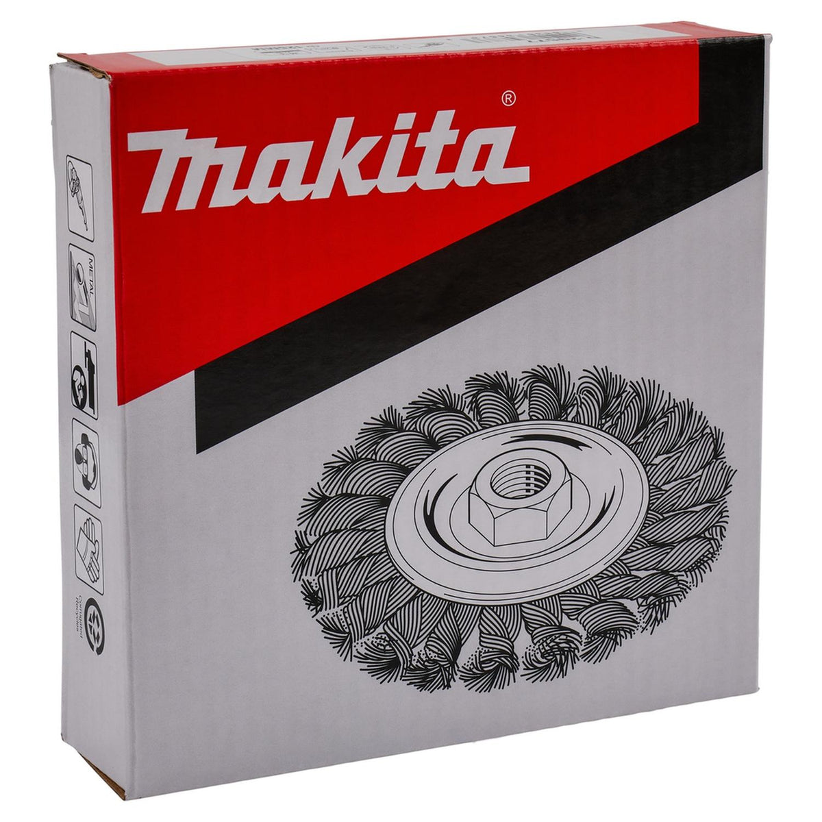 Grata Circular Plana Acero Trenzado 125x0,5mm / M14 - Makita - Herram.cl