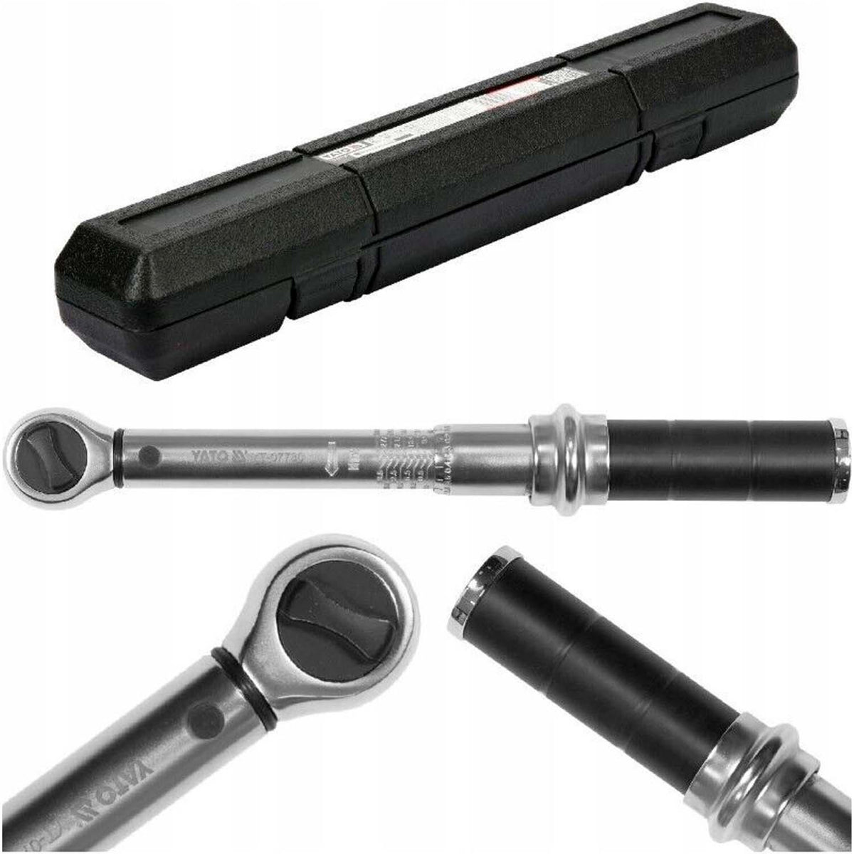 Llave Torque 3/8'' 20-100 Nm / L 440mm CrMo42 - Yato - Herram.cl