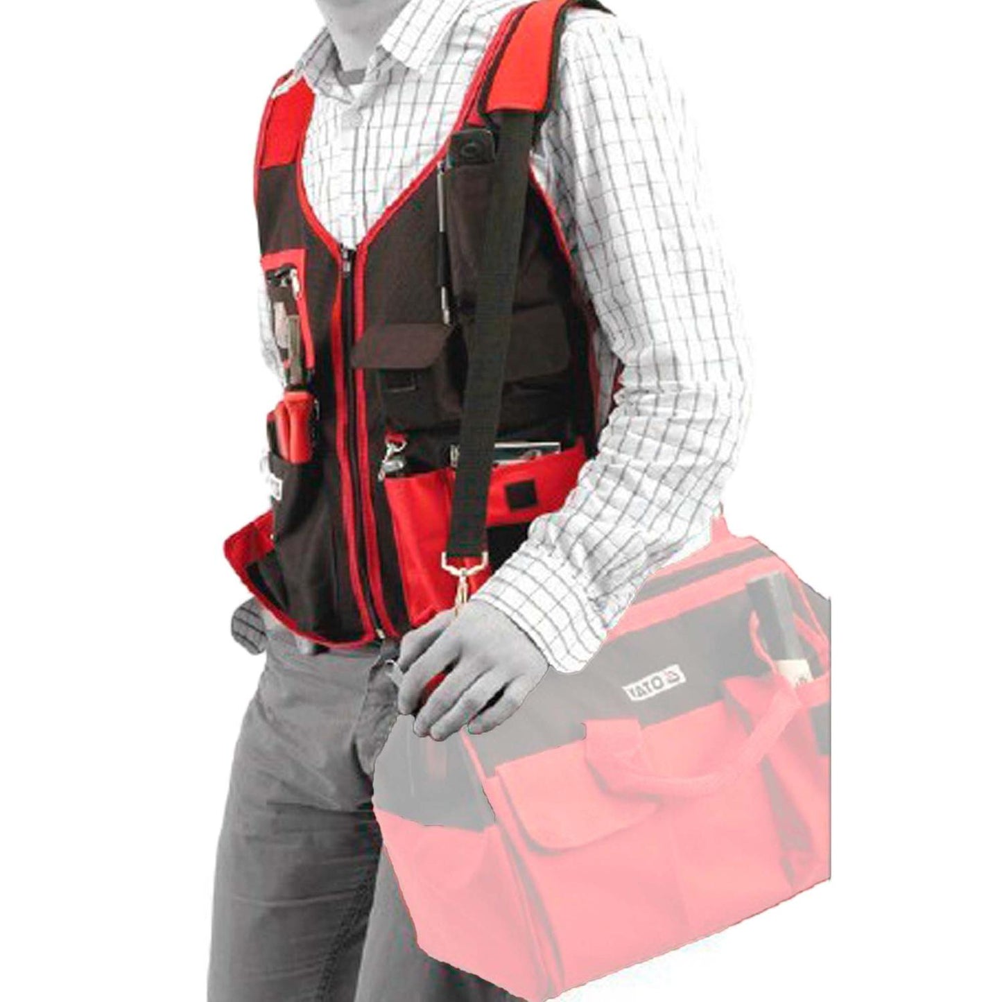Chaleco De Trabajo Con Bolsillos - Yato - Herram.cl