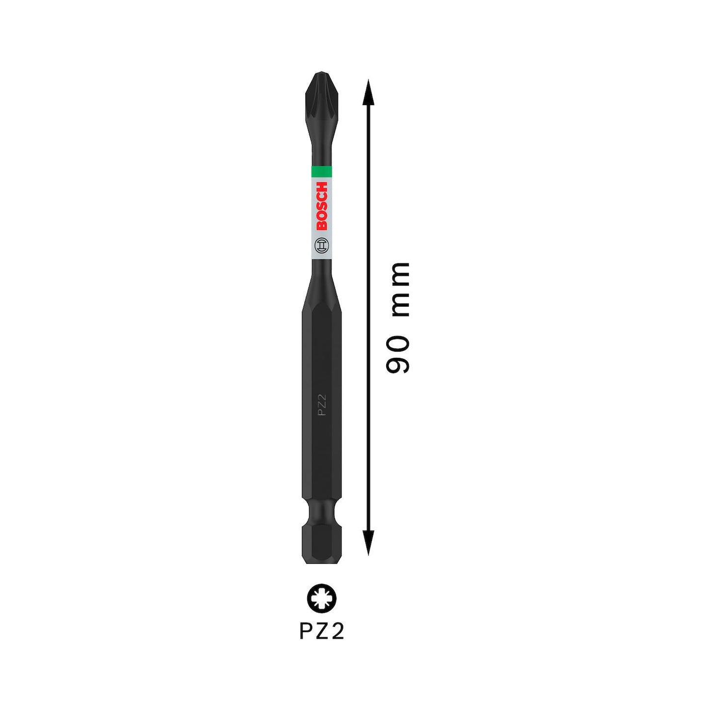 Punta PRO Impact PZ2x90mm - Bosch - Herram.cl
