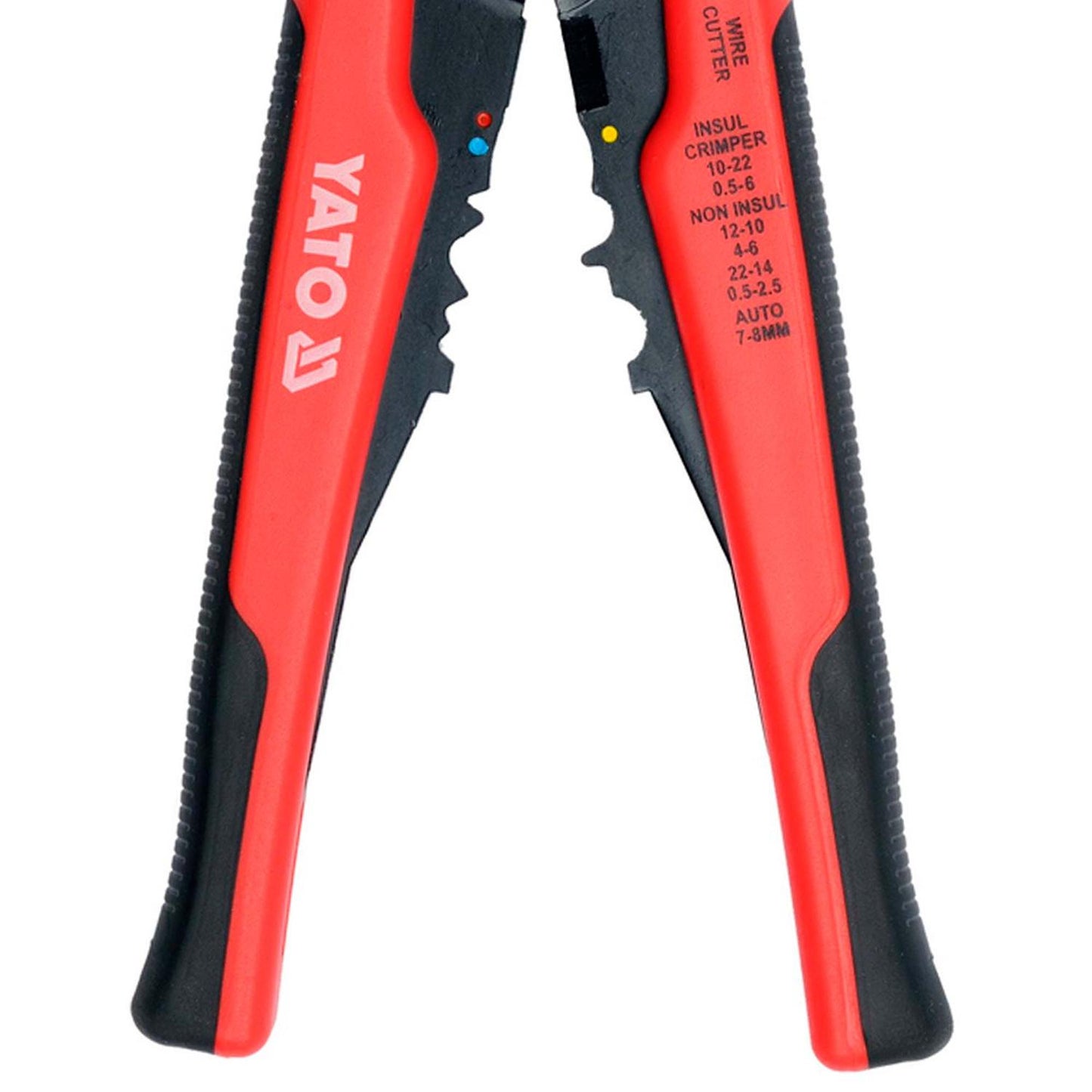 Alicate Universal Pelacables Y Crimpadora 1.5 - 6mm2 - Yato - Herram.cl