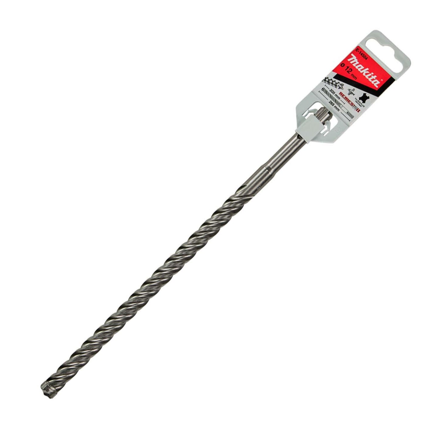 Broca SDS - Plus Nemesis II 12x200x265mm (4 Filos) - Makita - Herram.cl