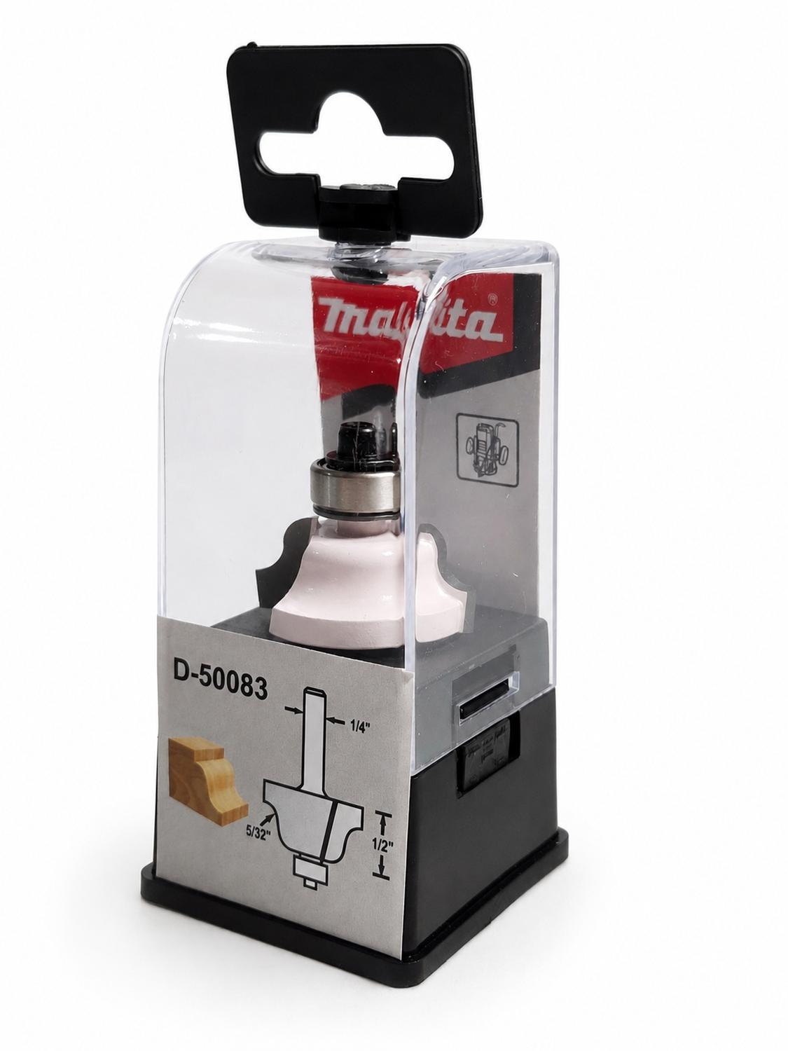 Fresa Romana C/Rod. R5/32''x1-1/8'' Toma 1/4'' - Makita - Herram.cl