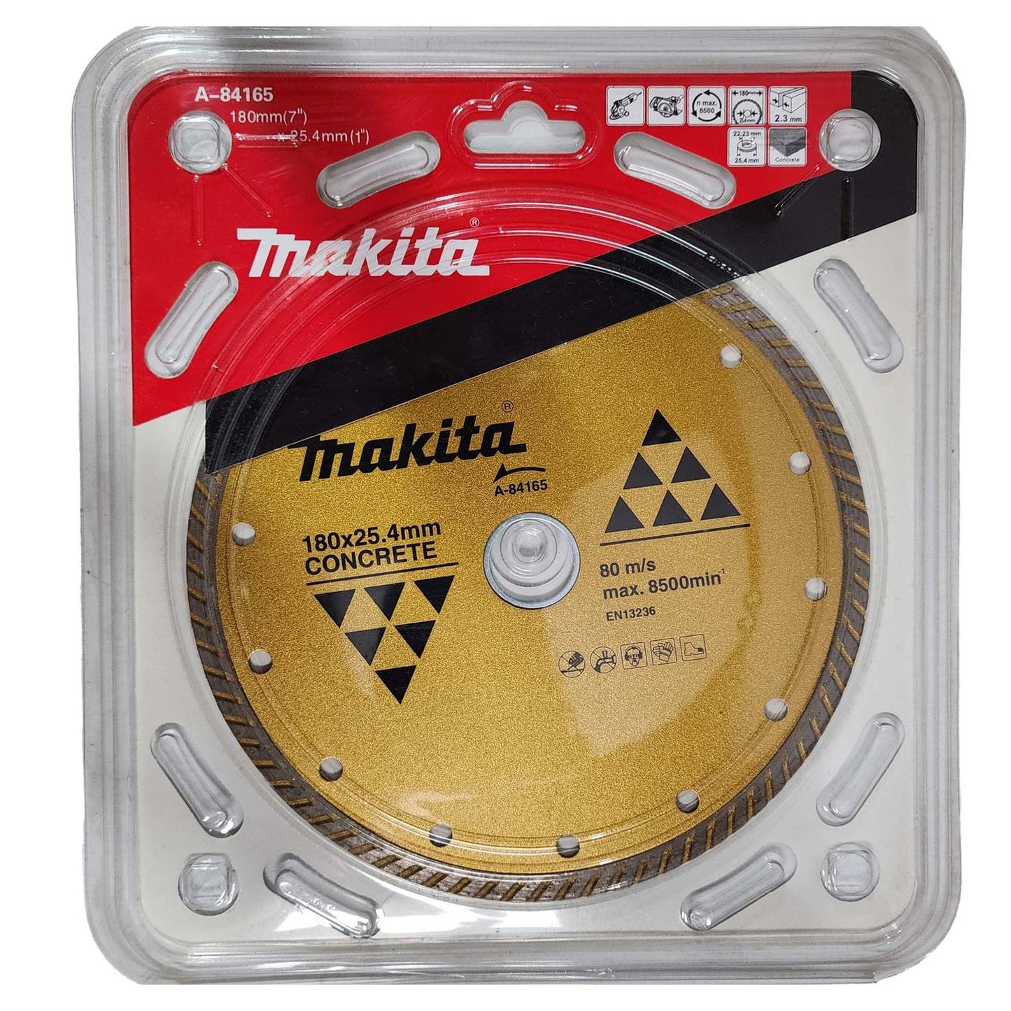 Disco Diamantado Turbo 180x2x25mm Concreto - Makita - Herram.cl