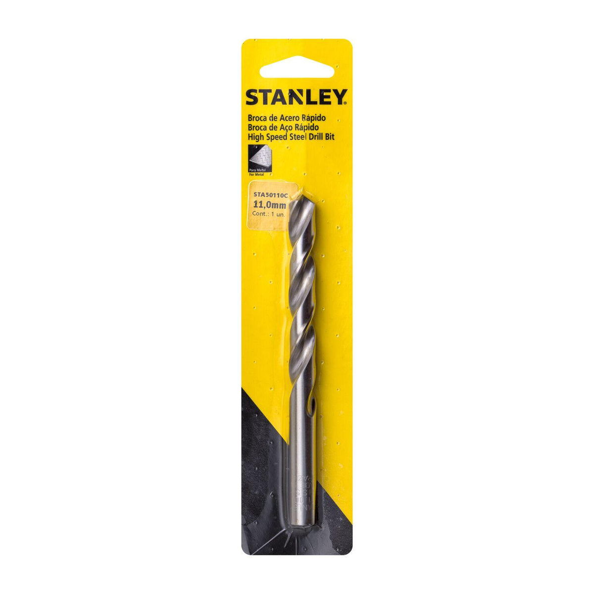 Broca Metal Stanley HSS DIN 338 11mm Acero Rápido - Herram.cl