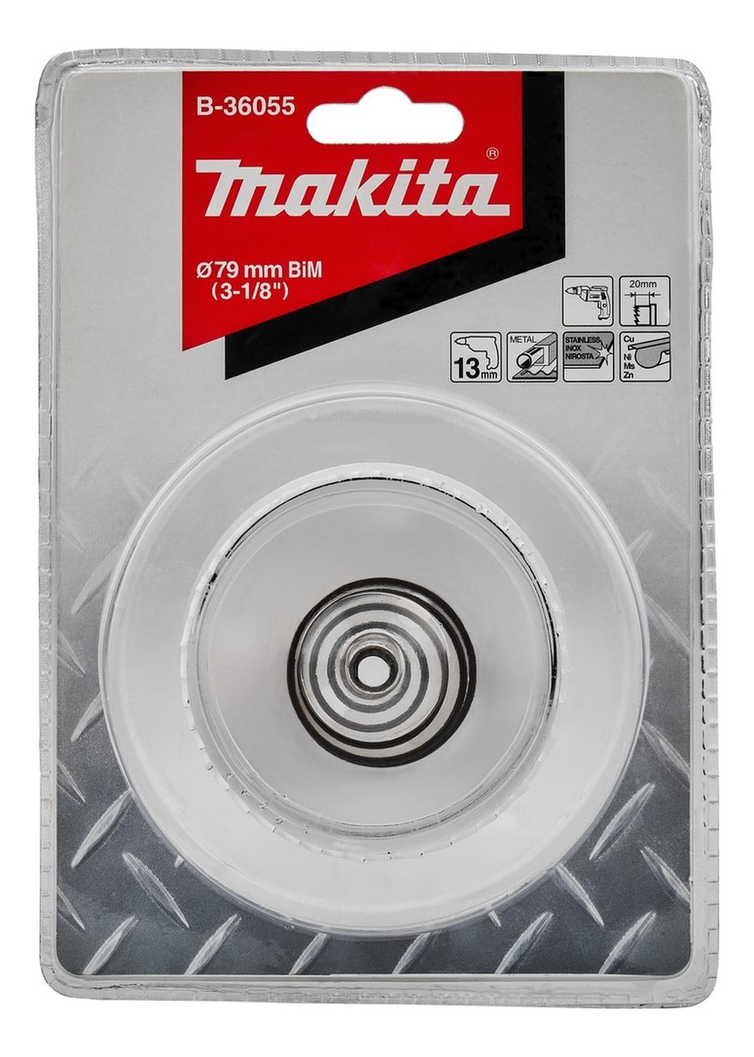 Sierra Copa Bim Acero Inox 79mm (3 1/8'') - Makita - Herram.cl