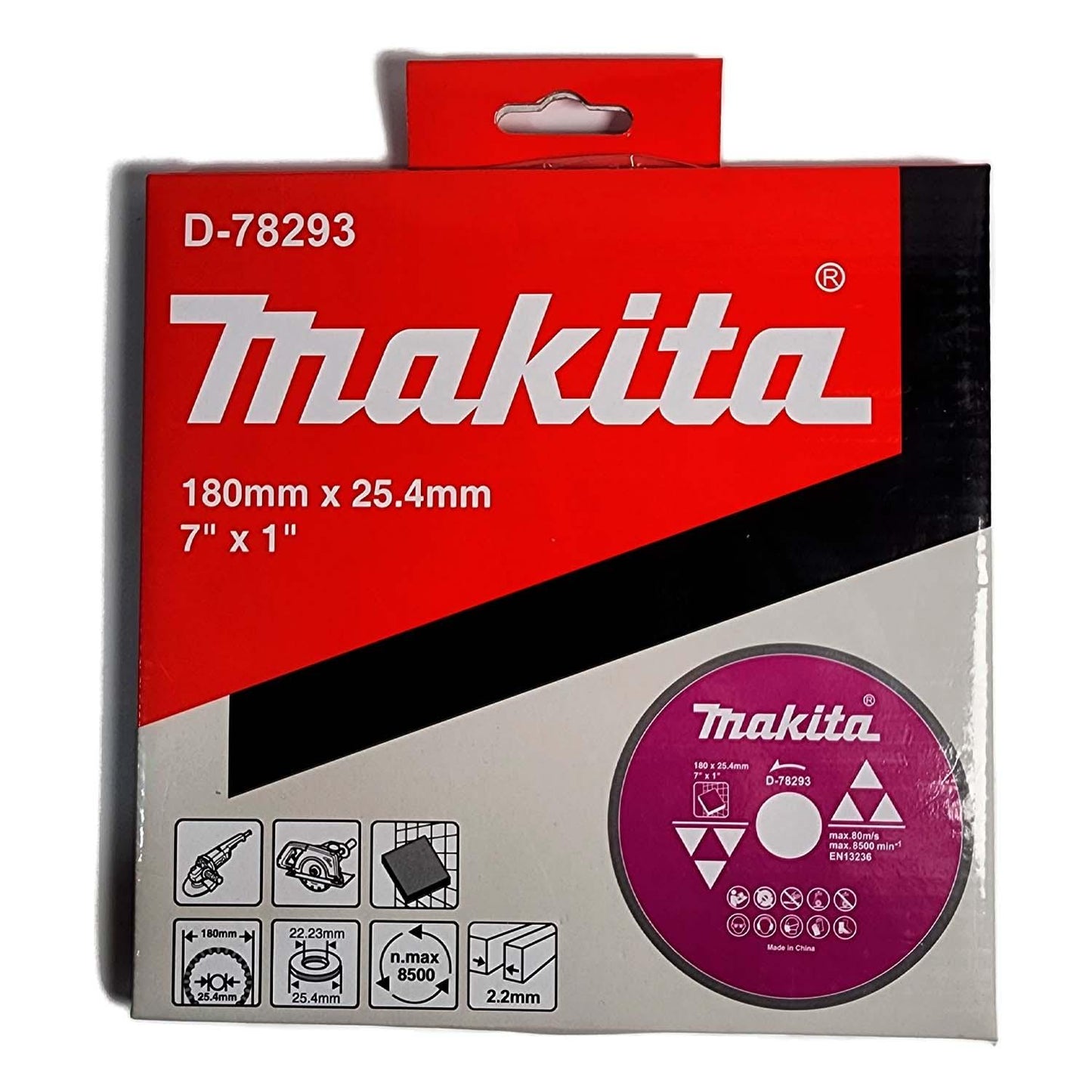 Disco Diamantado Continuo Para Porcelanato 7''x1'' - Makita - Herram.cl