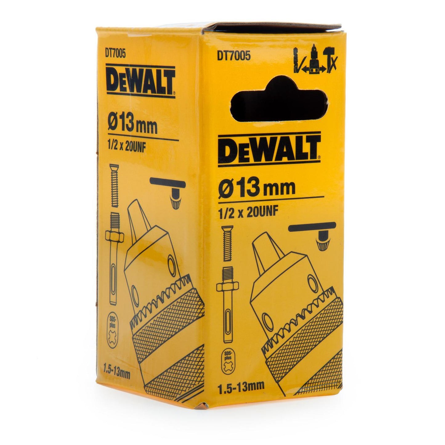 Adaptador SDS - Plus + Mandril + Llave - DeWALT - Herram.cl