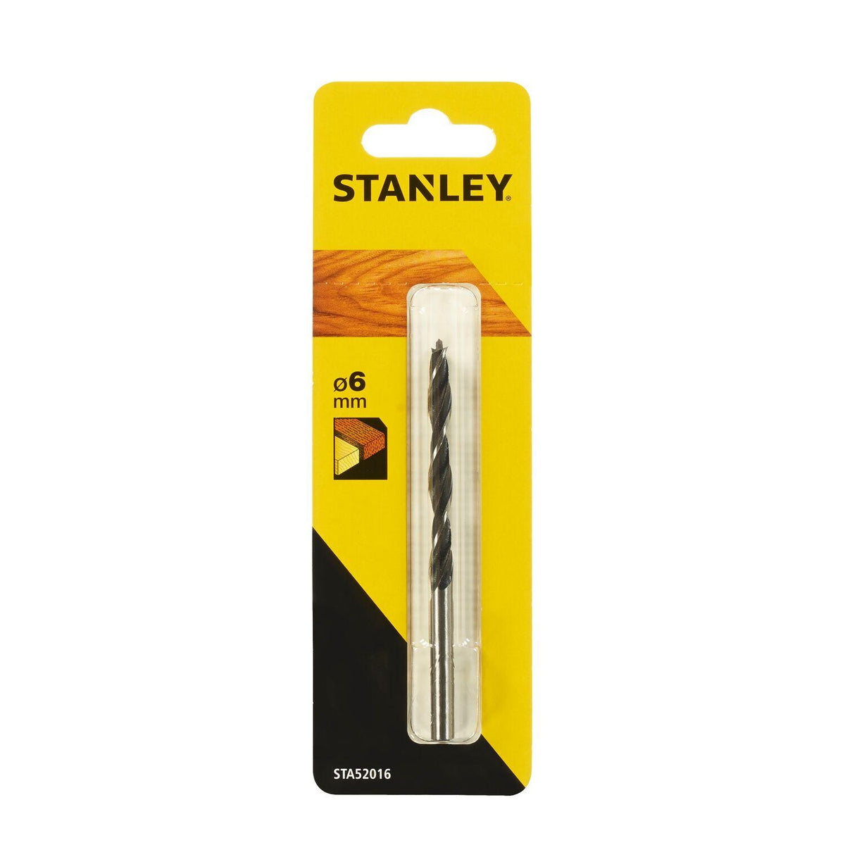 Broca Stanley Bradpoint Madera 6mm Punta Centradora Cr-V - Herram.cl