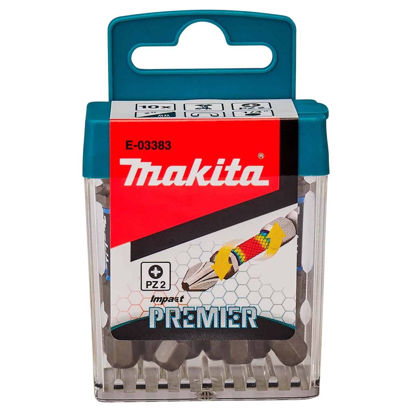 Puntas Impact Premier PZ2 - 50mm 10 Pzas - Makita - Herram.cl