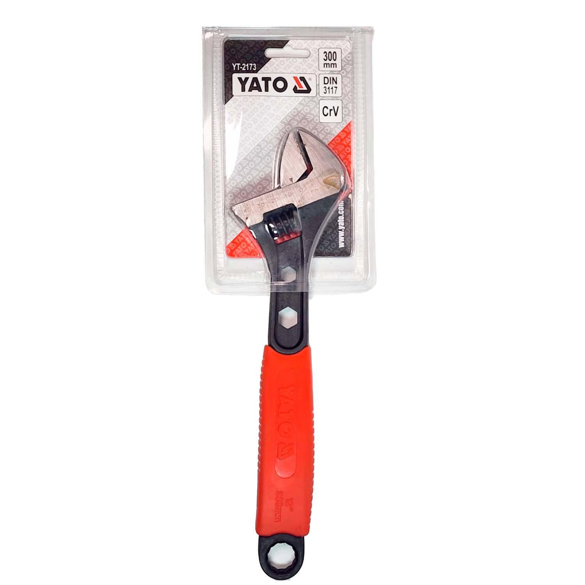 Llave Ajustable Yato 12'' (300mm) Apertura 42mm CrV - Herram.cl