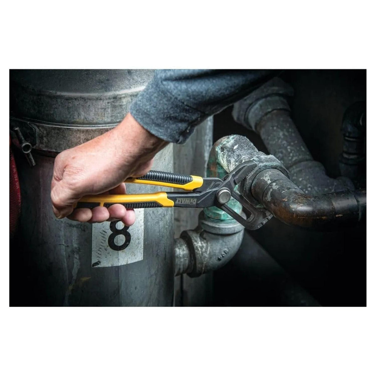 Alicate Push Lock Recto 10'' DeWalt DWHT74427 - Herram.cl