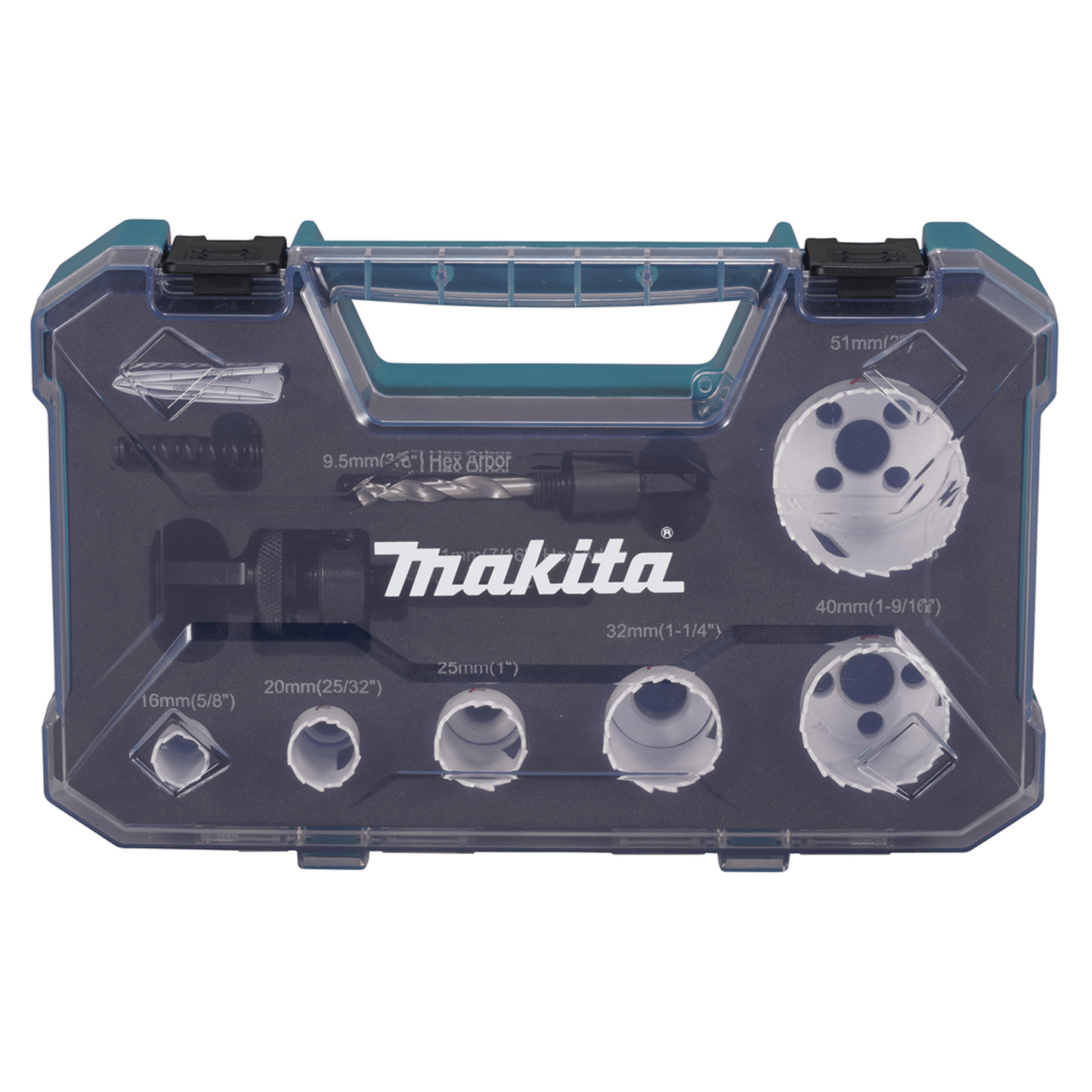 Set Sierras Copas BIM 16, 20, 25, 32, 40, 51mm (Electricista) 6 Pzas. - Makita - Herram.cl