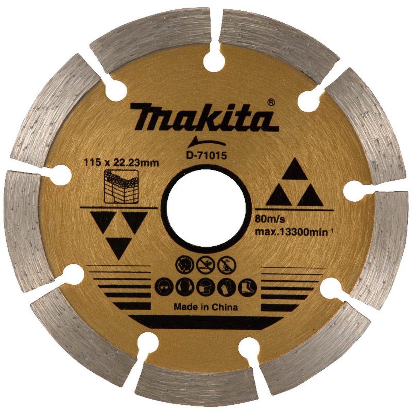 Disco Diamantado Para Concreto 4 1/2'' Segmentado - Makita - Herram.cl