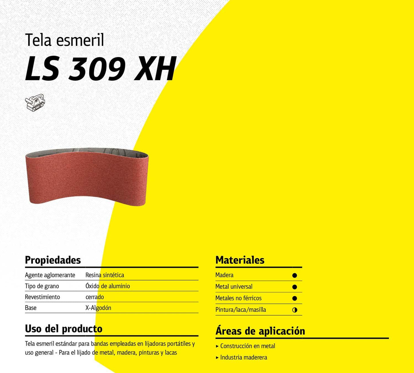 Pack 3 Lijas De Banda 3''X21'' Madera/Metal - Klingspor - Herram.cl
