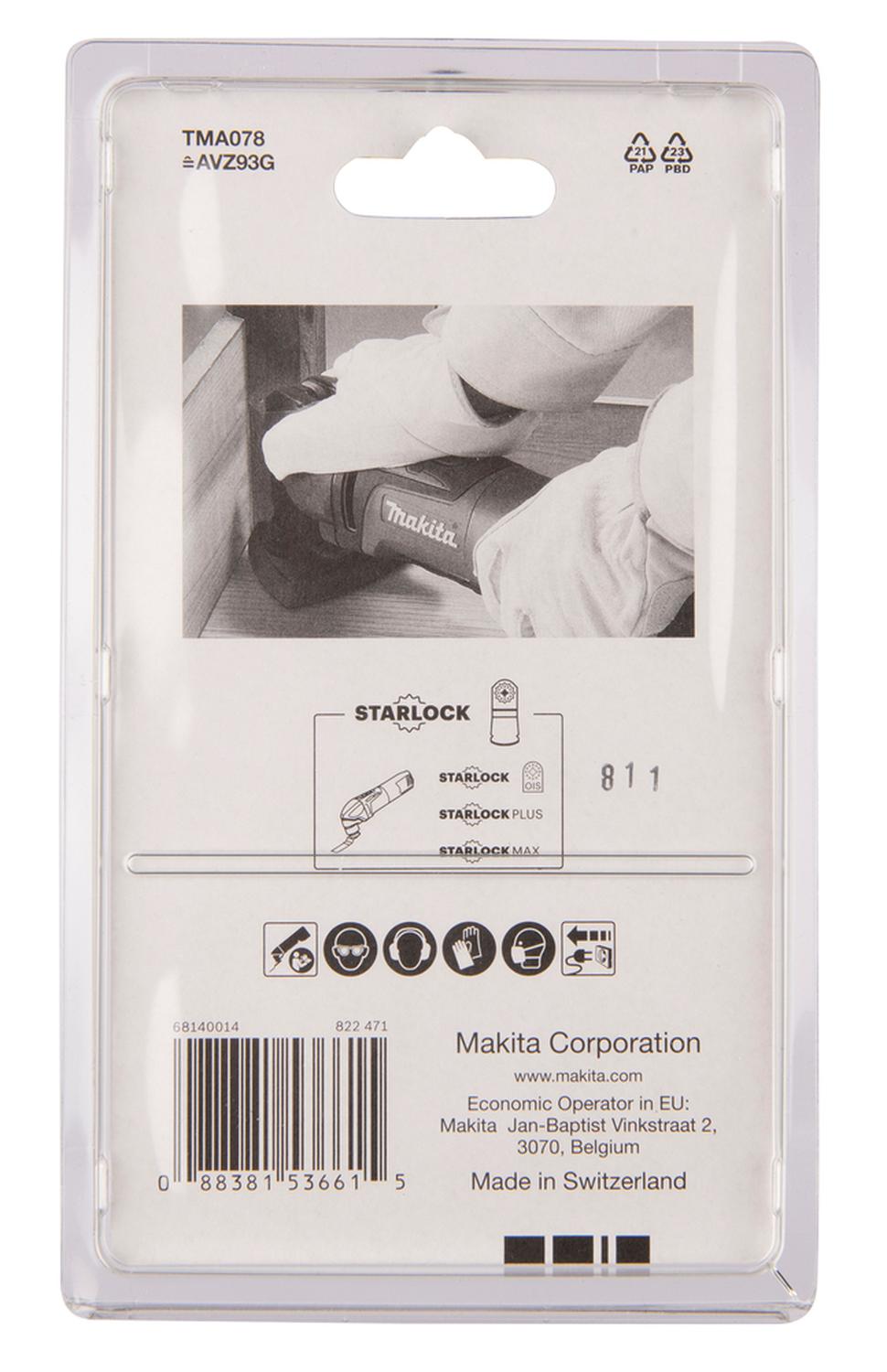 Soporte Para Lija con Velcro Toma Starlock - Makita - Herram.cl