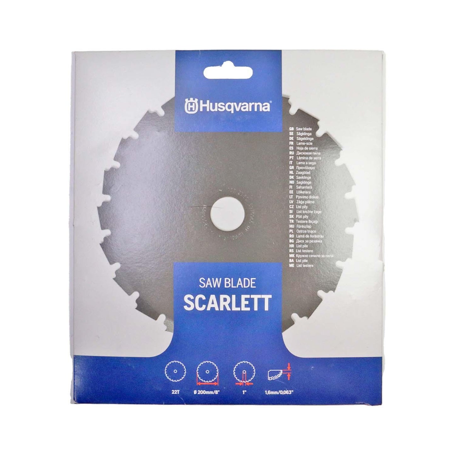 Disco Sierra Desbrozadora 200x25,4x1,6mm 22D - Husqvarna - Herram.cl