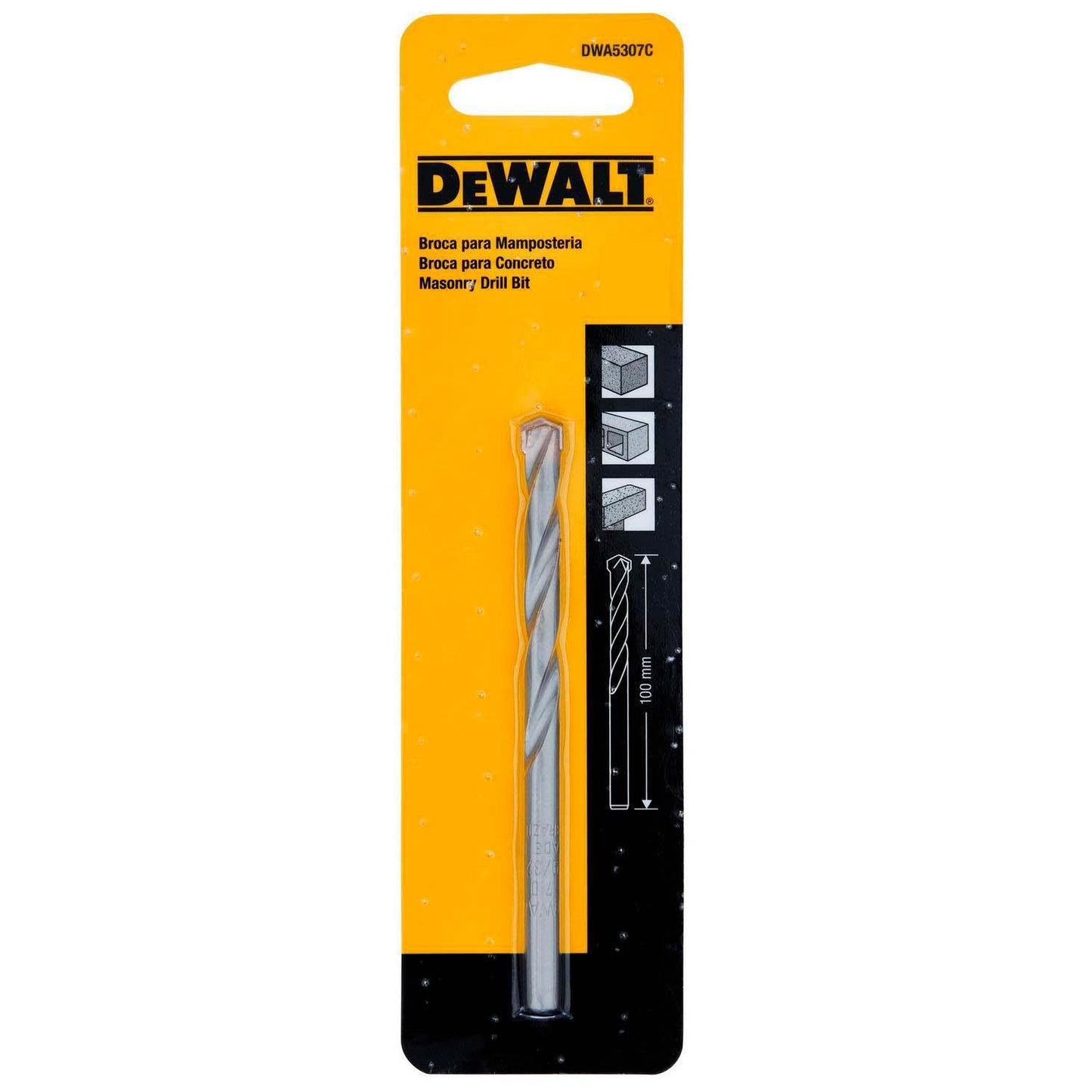 Broca Para Concreto 6x100mm - DeWALT - Herram.cl