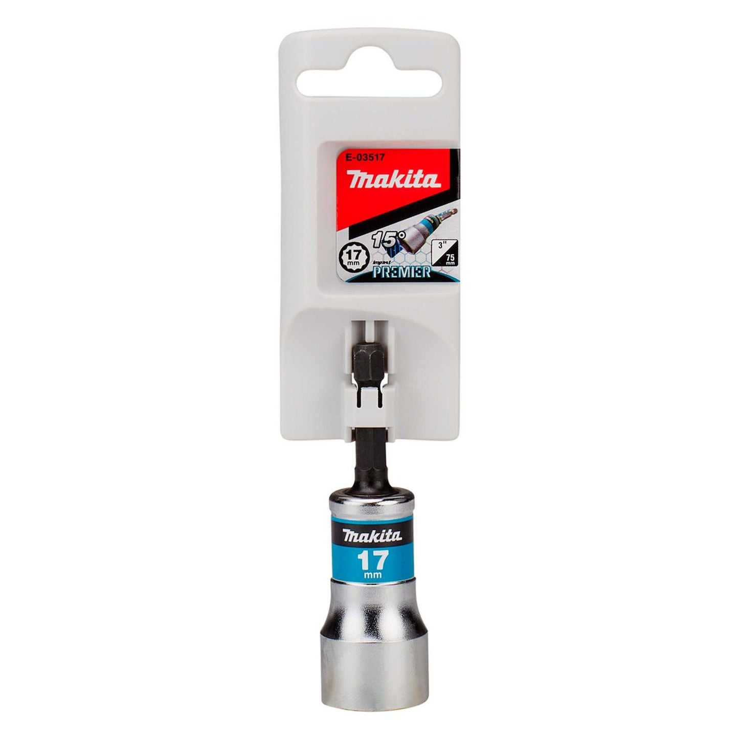 Vaso Basculante 17x80mm Toma Hex. 1/4" - Makita - Herram.cl