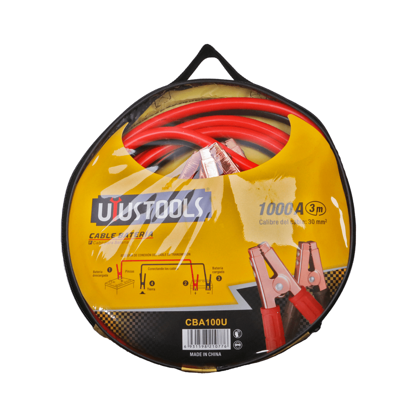 Cable Puente de Batería 1.000 Amp X 3 m – Uyustools - Herram.cl