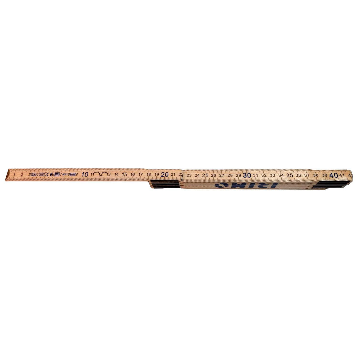 Regla Plegable de Madera Irimo 985-2-1 2m 10 Hojas - Herram.cl