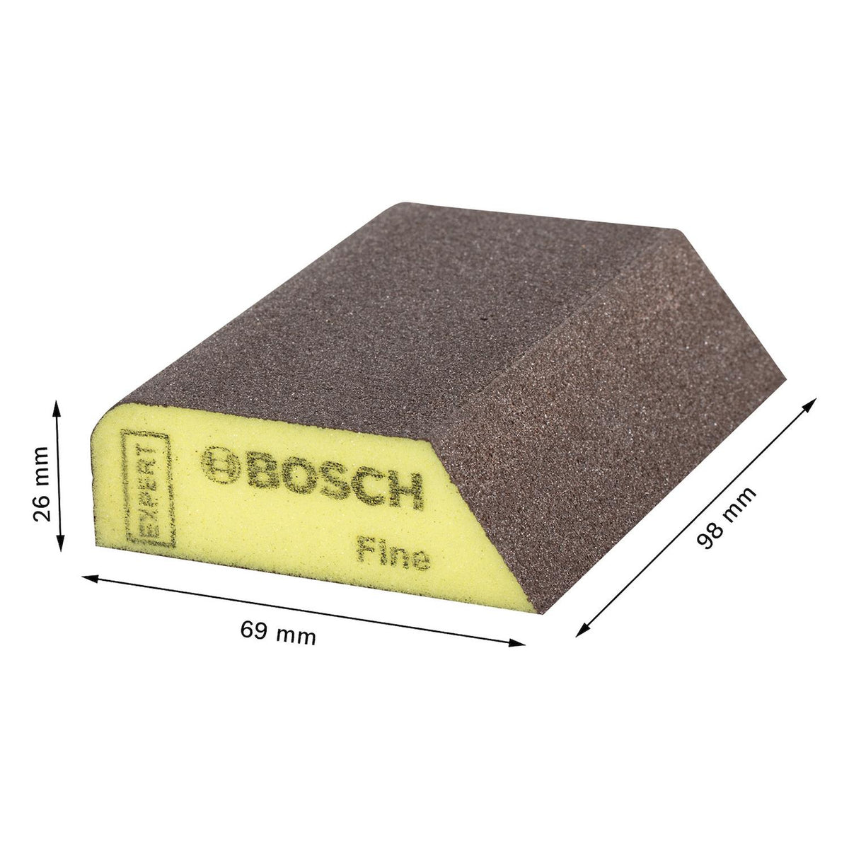 Esponja Lija Bosch Expert S470 Combi 69x97mm Fina Perfiles - Herram.cl