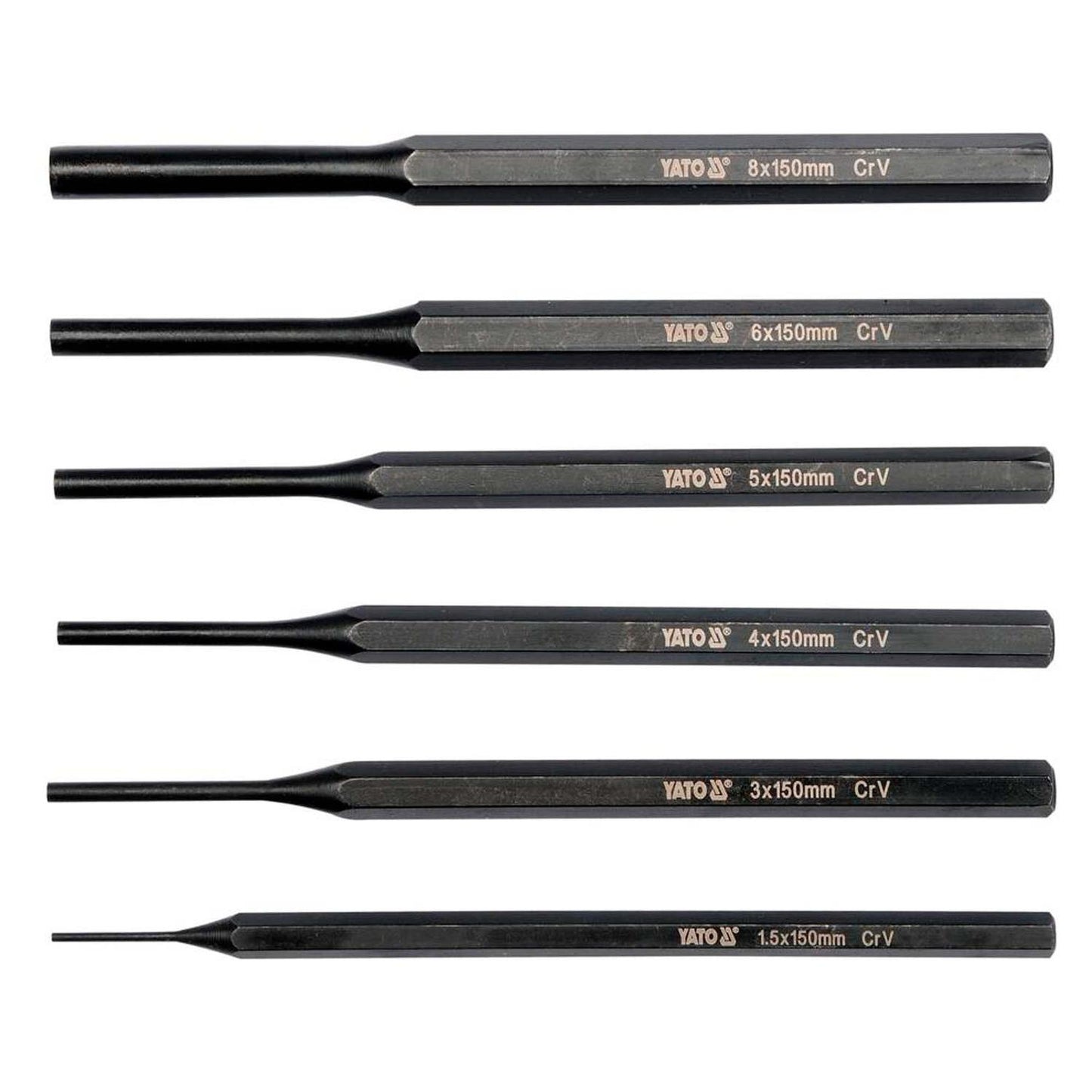 Juego De Botadores 150mm 6 Pzas - Yato - Herram.cl