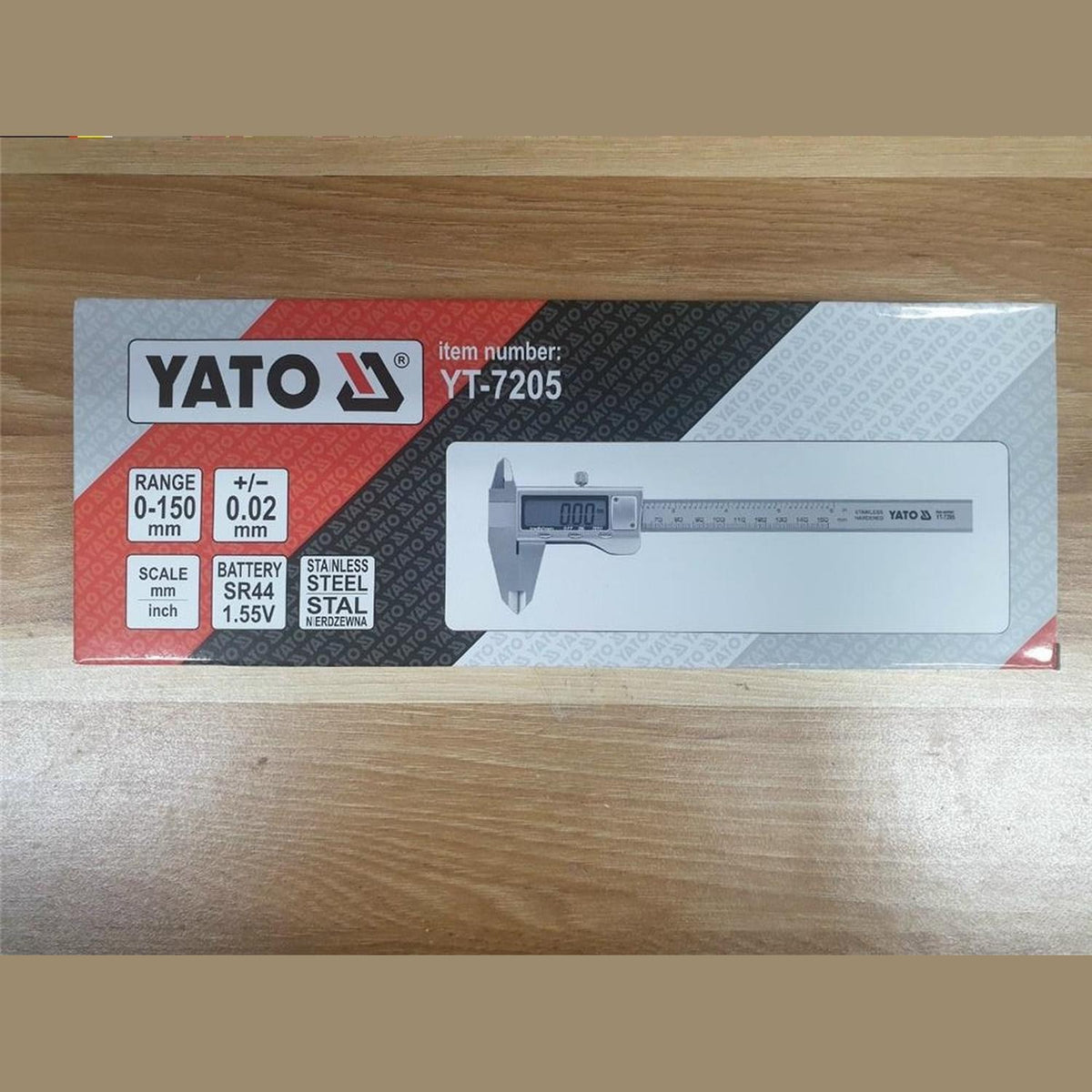 Pie de Metro Digital Yato YT-7205 0-150mm Acero Inoxidable - Herram.cl