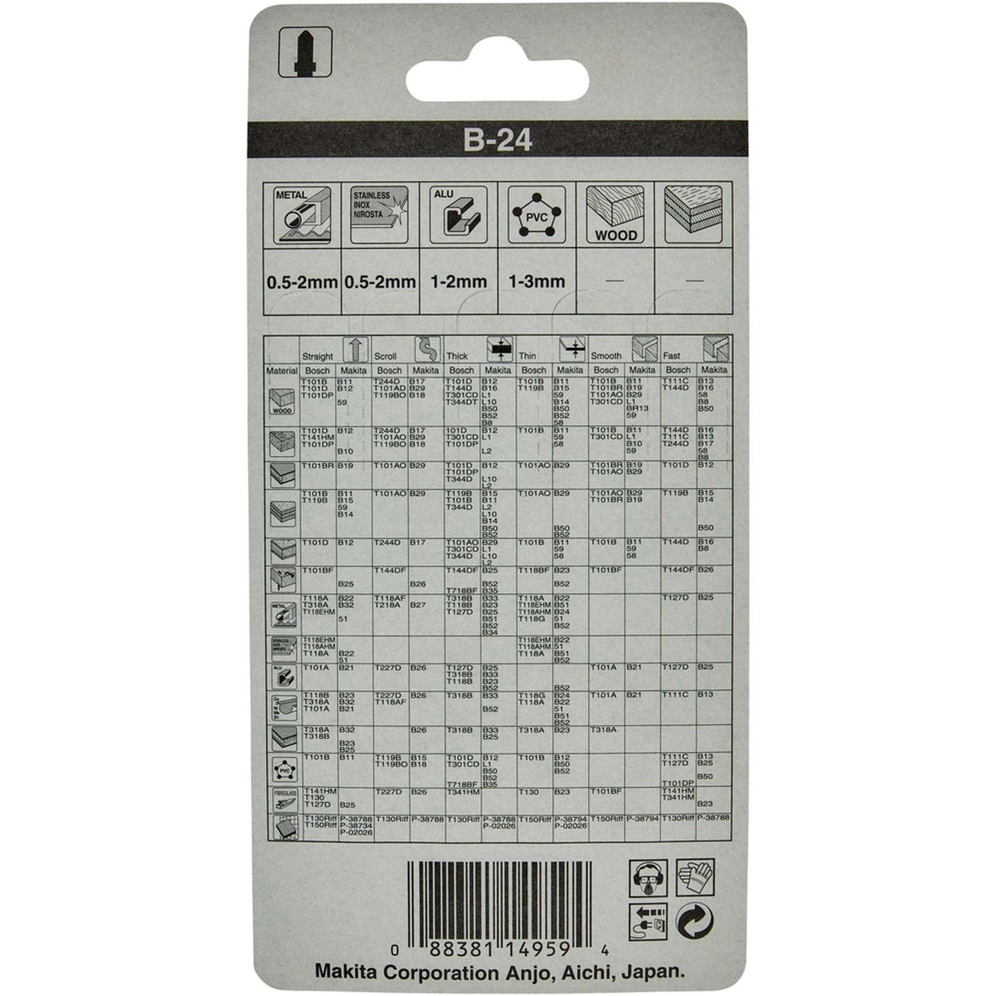 Hoja De Calar HSS Aluminio, Acero, Inox 76mm 5 Pzas - Makita - Herram.cl