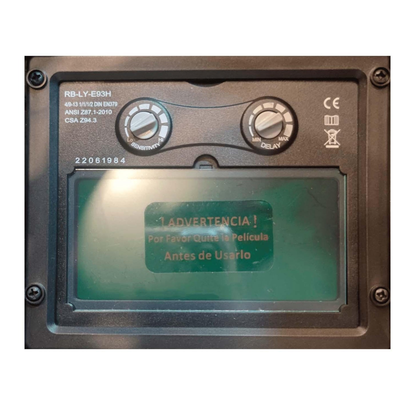 Mascara Fotosensible RB - LY - E77 Regulable (Payaso) - Redbo - Herram.cl