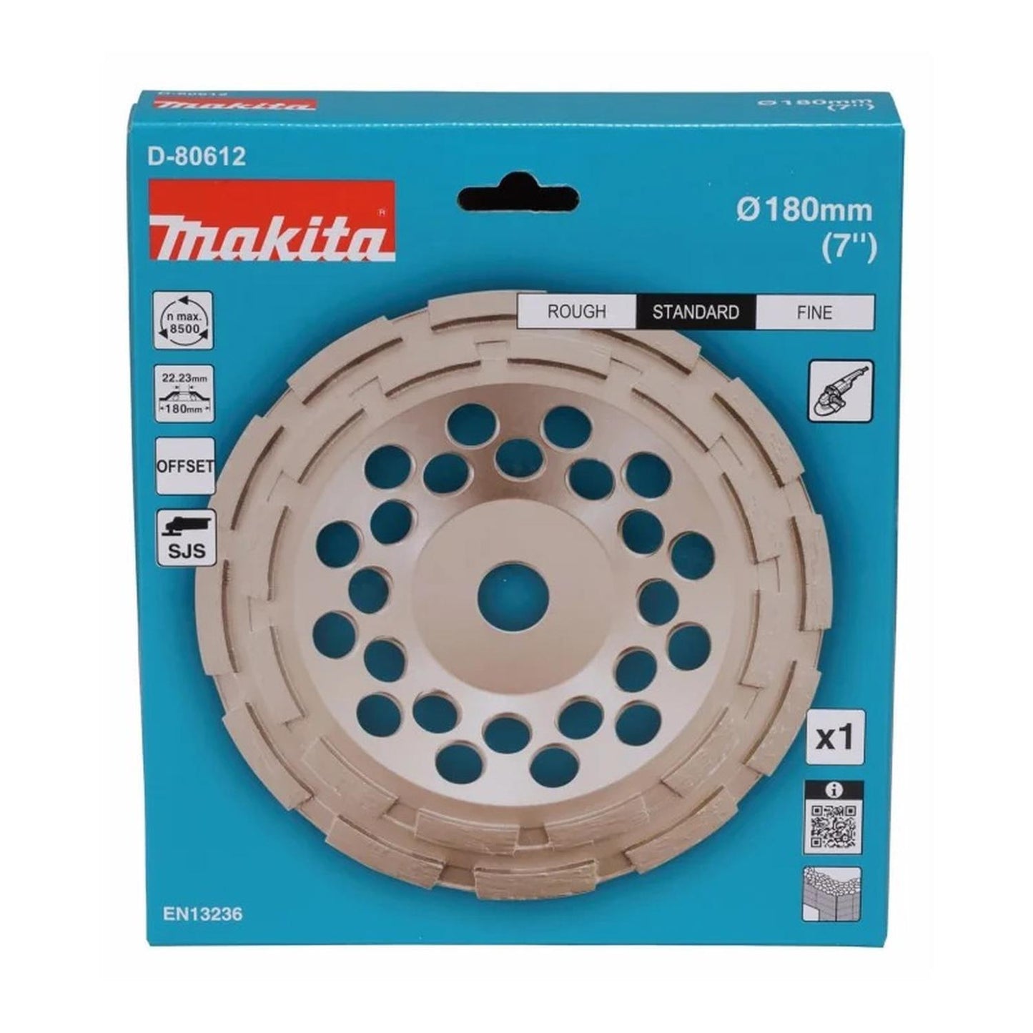 Copa Diamantada 180mm (7'') Concreto - Makita - Herram.cl