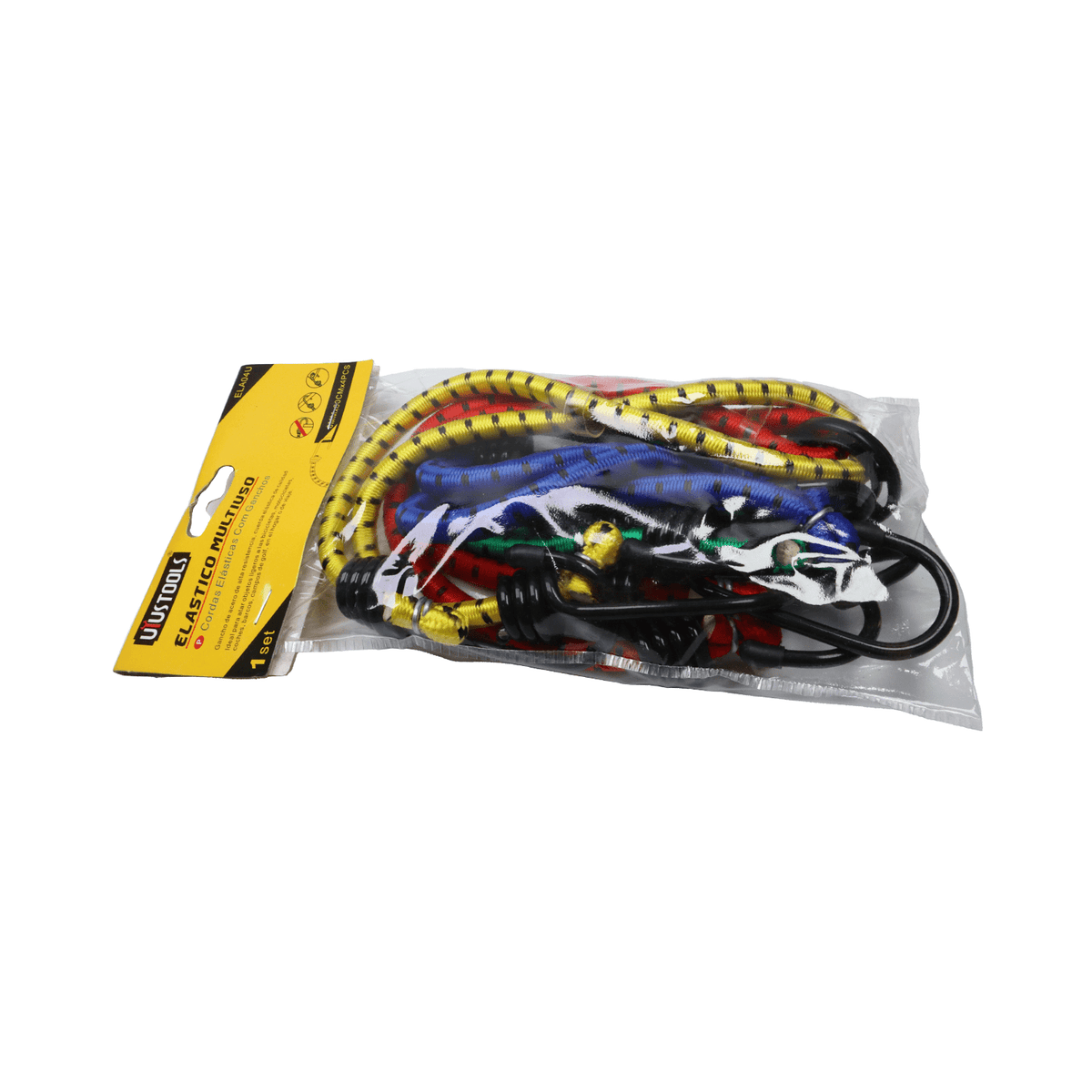 Pack Cuerdas Elasticas 8 X 600mm 4 Pzas – Uyustools - Herram.cl