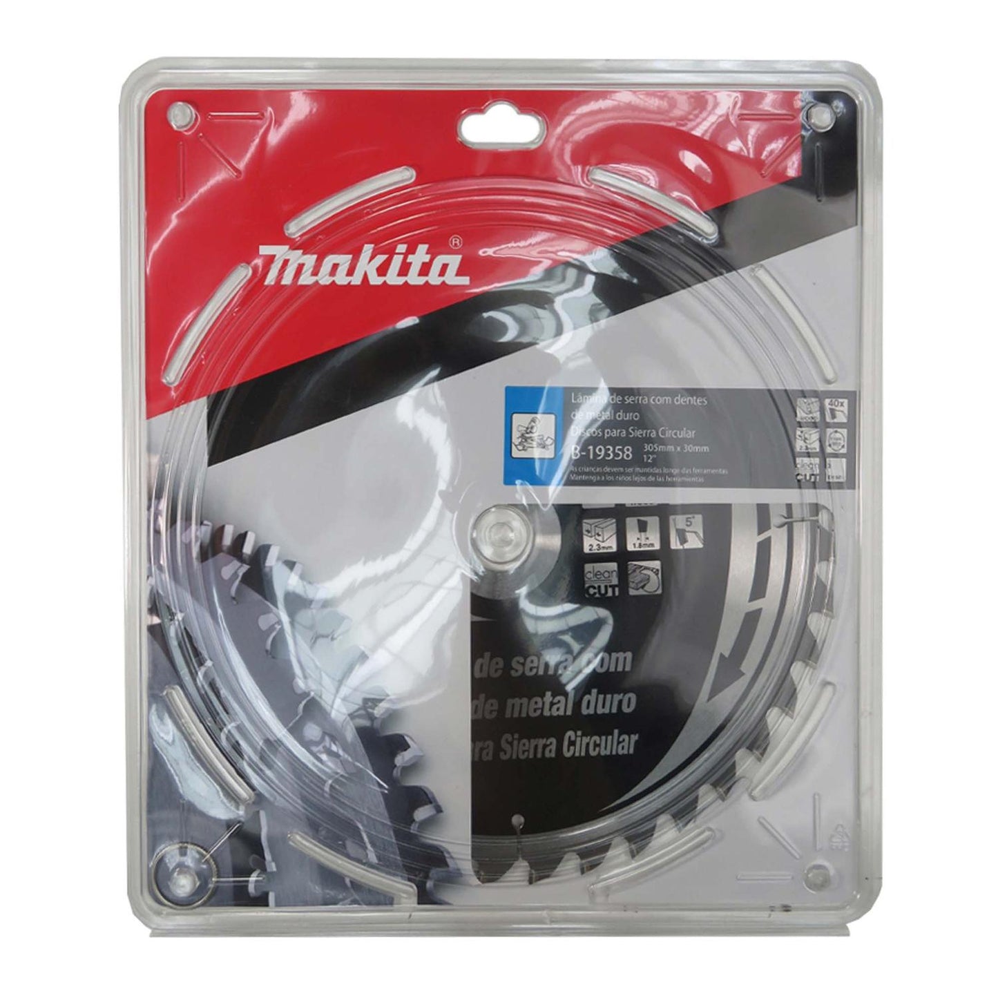 Disco de Sierra 12''x2,3x30mm 40 D Madera - Makita - Herram.cl