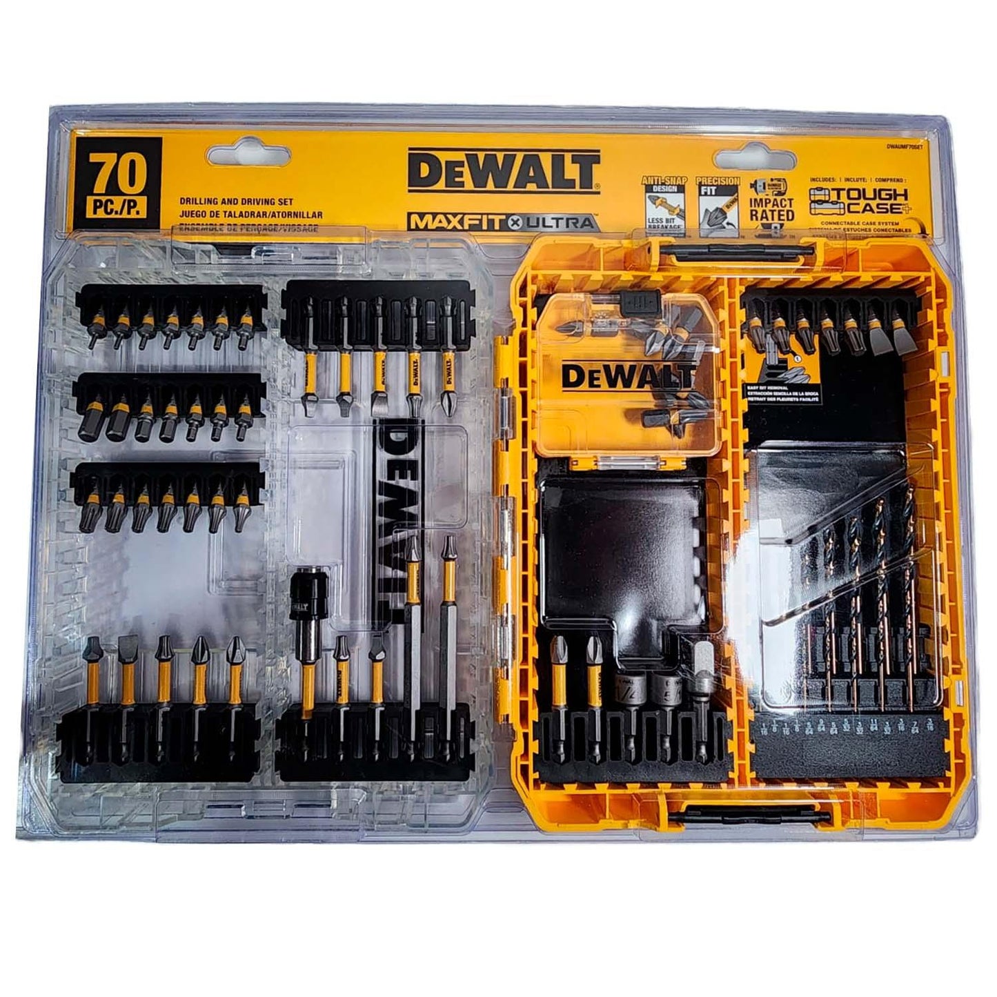 Set de Puntas y Brocas MAXFIT - ULTRA 70 Pzas - DeWALT - Herram.cl