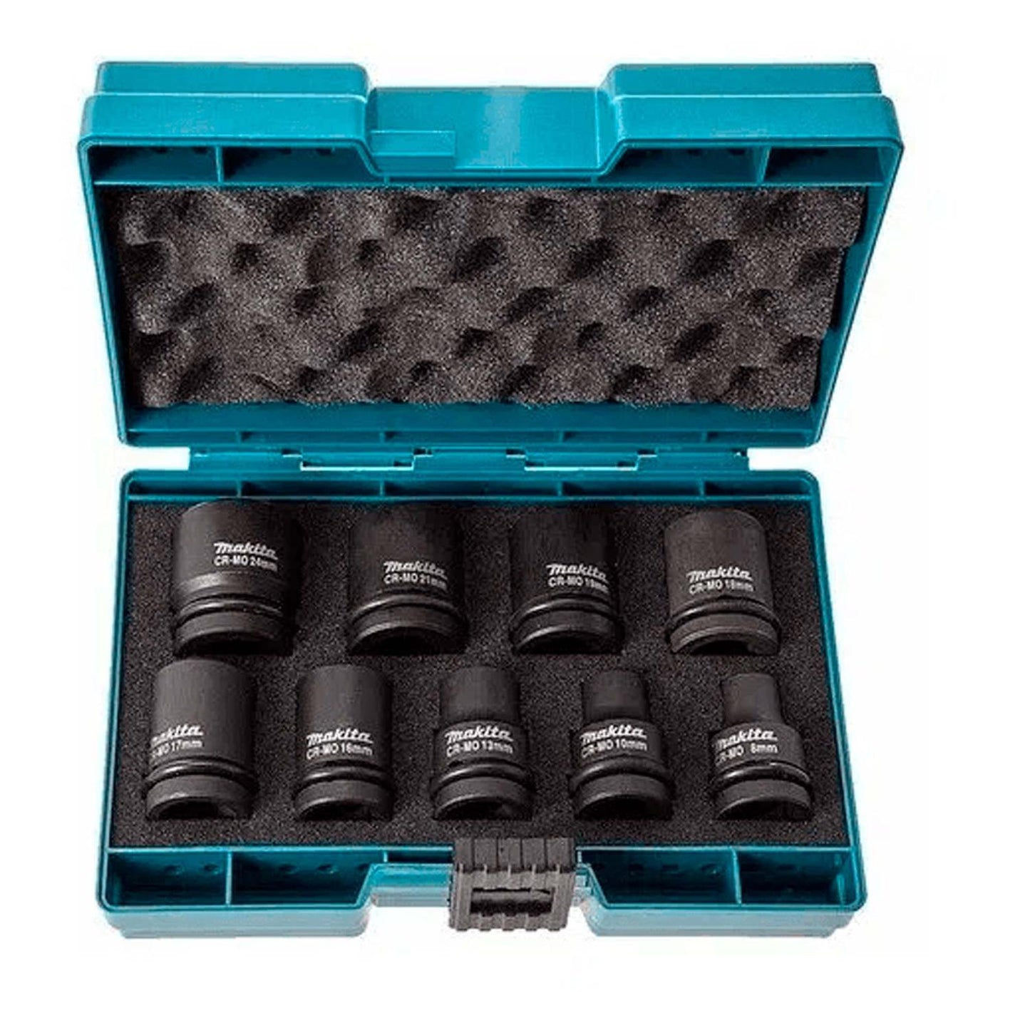Juego Dados Impacto 1/2'' (8 - 24mm) 9 Pzas - Makita - Herram.cl