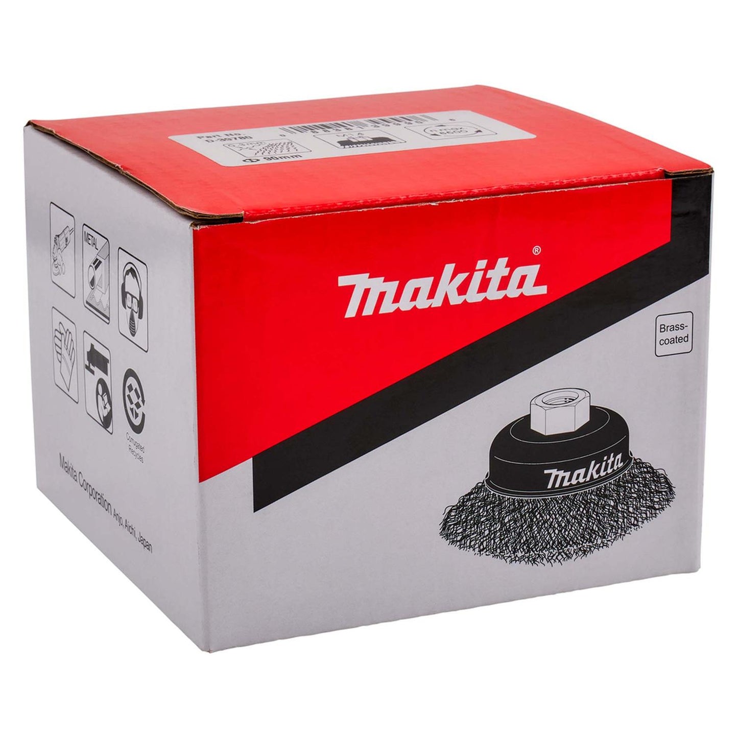 Grata Copa Latón Rizado (90x0,2mm) / M14 - Makita - Herram.cl