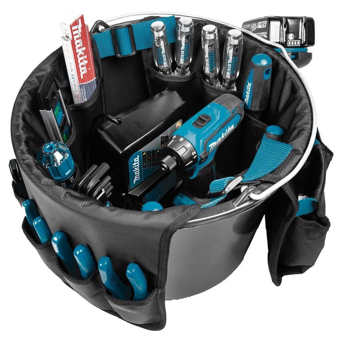 Organizador Portaherramientas Para Balde Makita E-05527 - Herram.cl