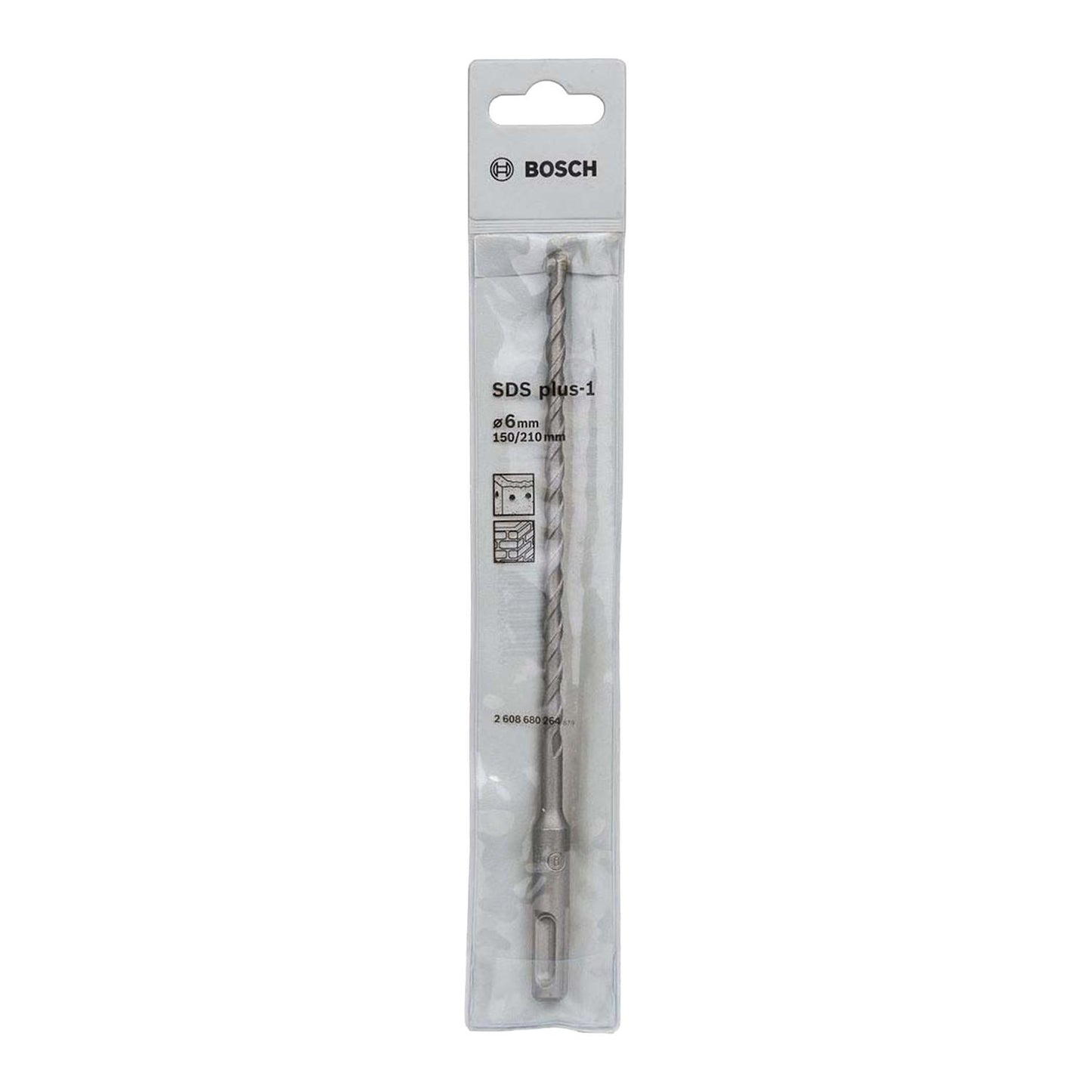 Broca SDS - Plus - 1 - 2 aristas - 6x150x210mm - Bosch - Herram.cl