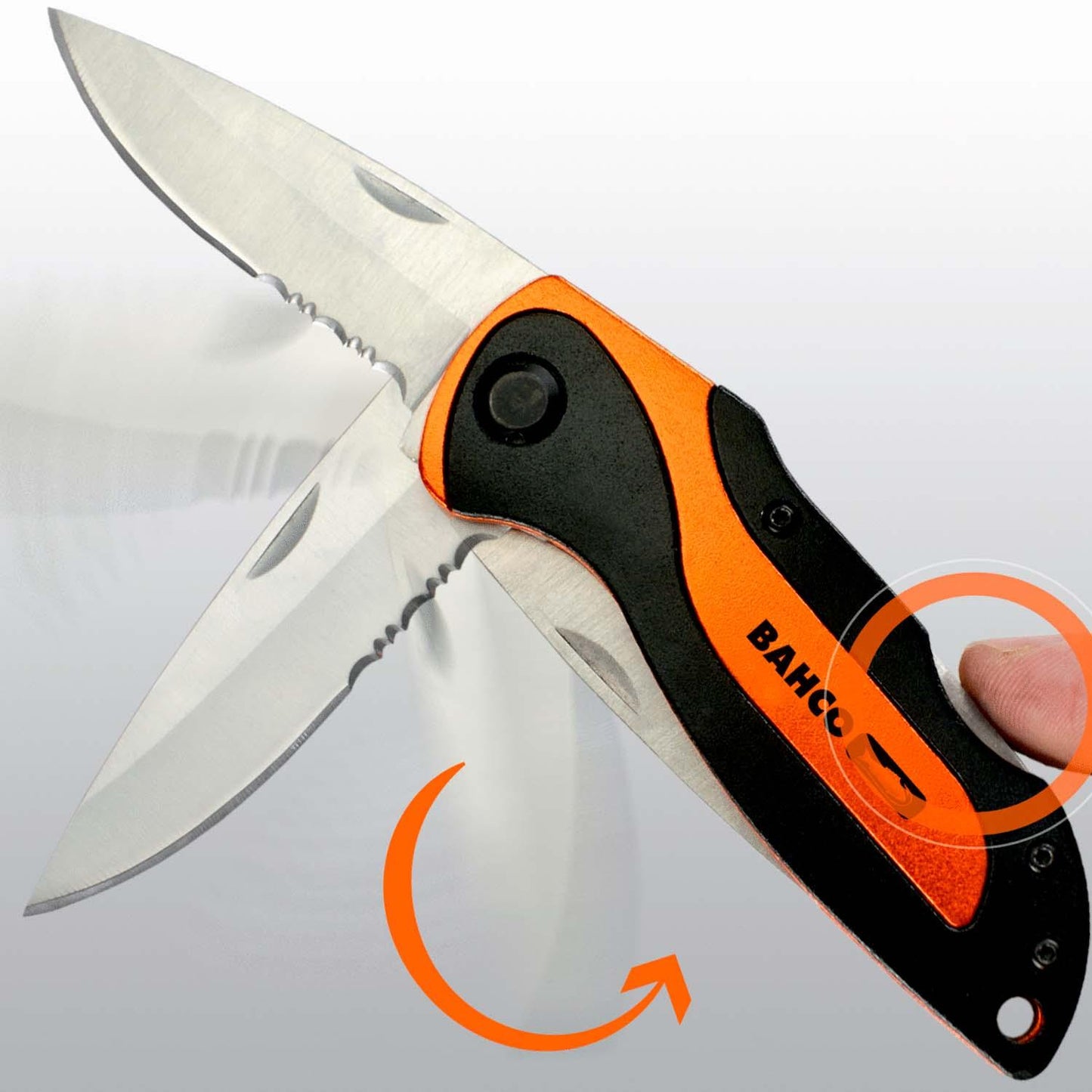 Navaja Deportiva Plegable Para Cortar Cuerdas - Bahco - Herram.cl
