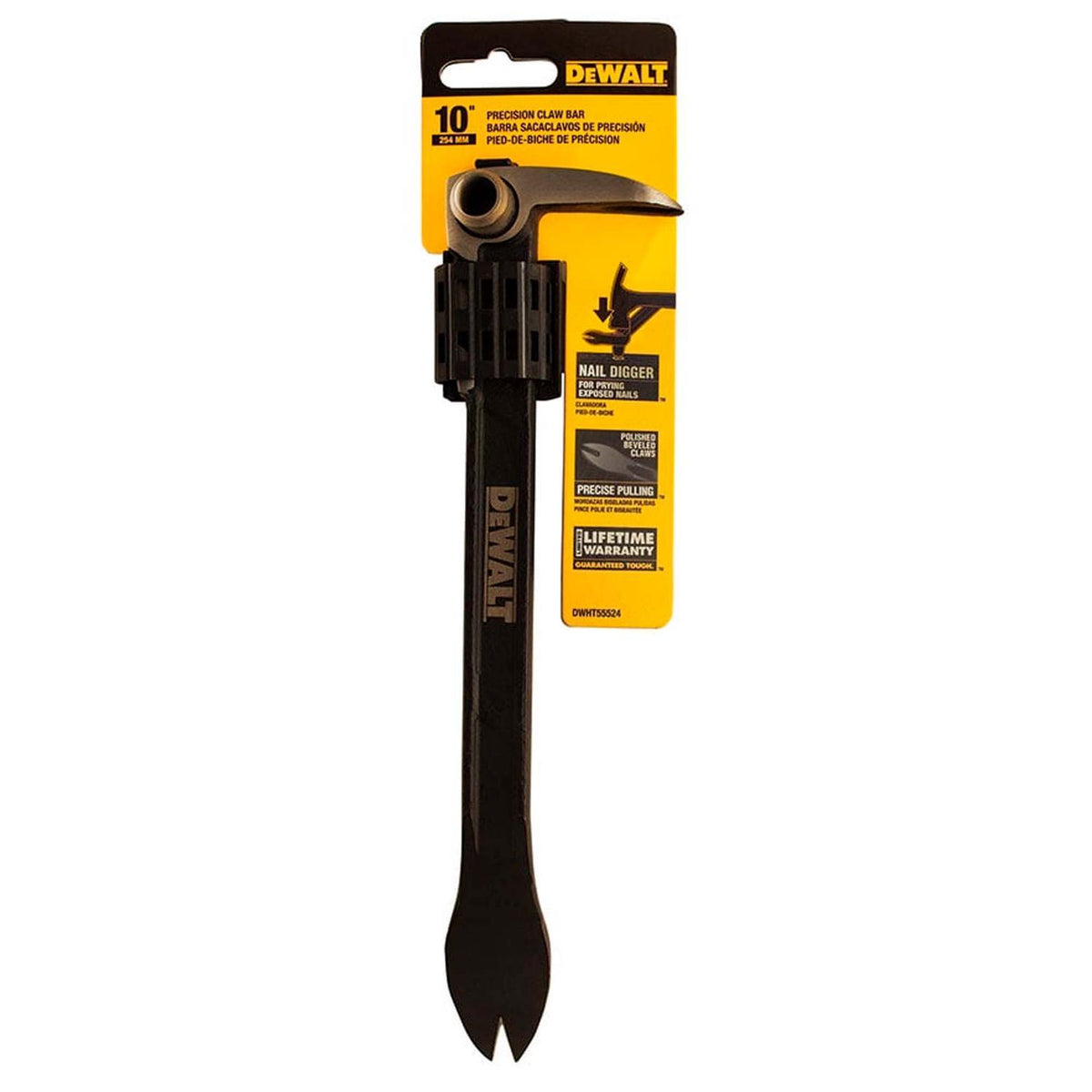 Barreta Sacaclavos DeWalt DWHT0-55524 254mm Perfil I Acero - Herram.cl