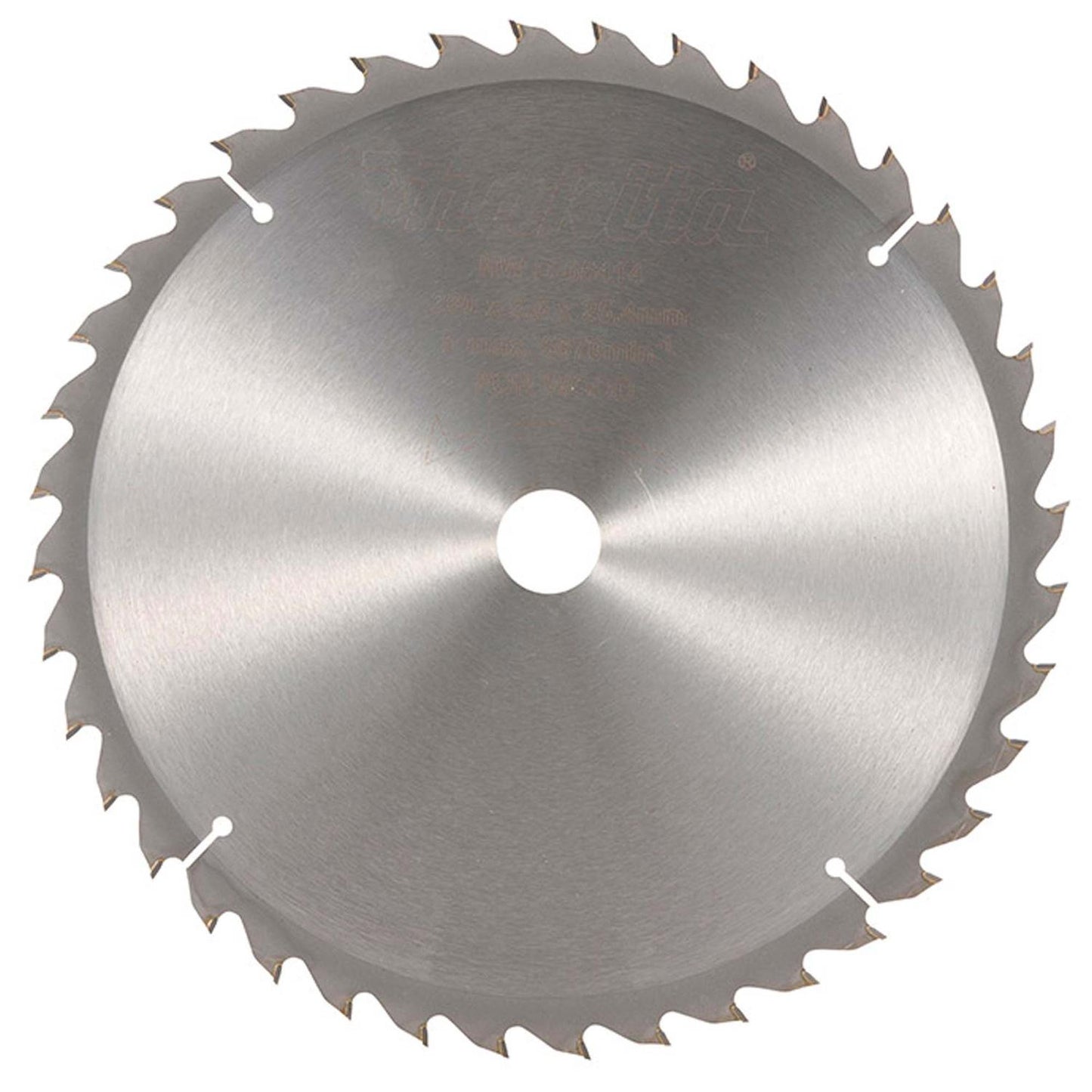 Disco De Sierra T.C.T. 260 Eje 25.4mm /40 D (Madera) - Makita - Herram.cl