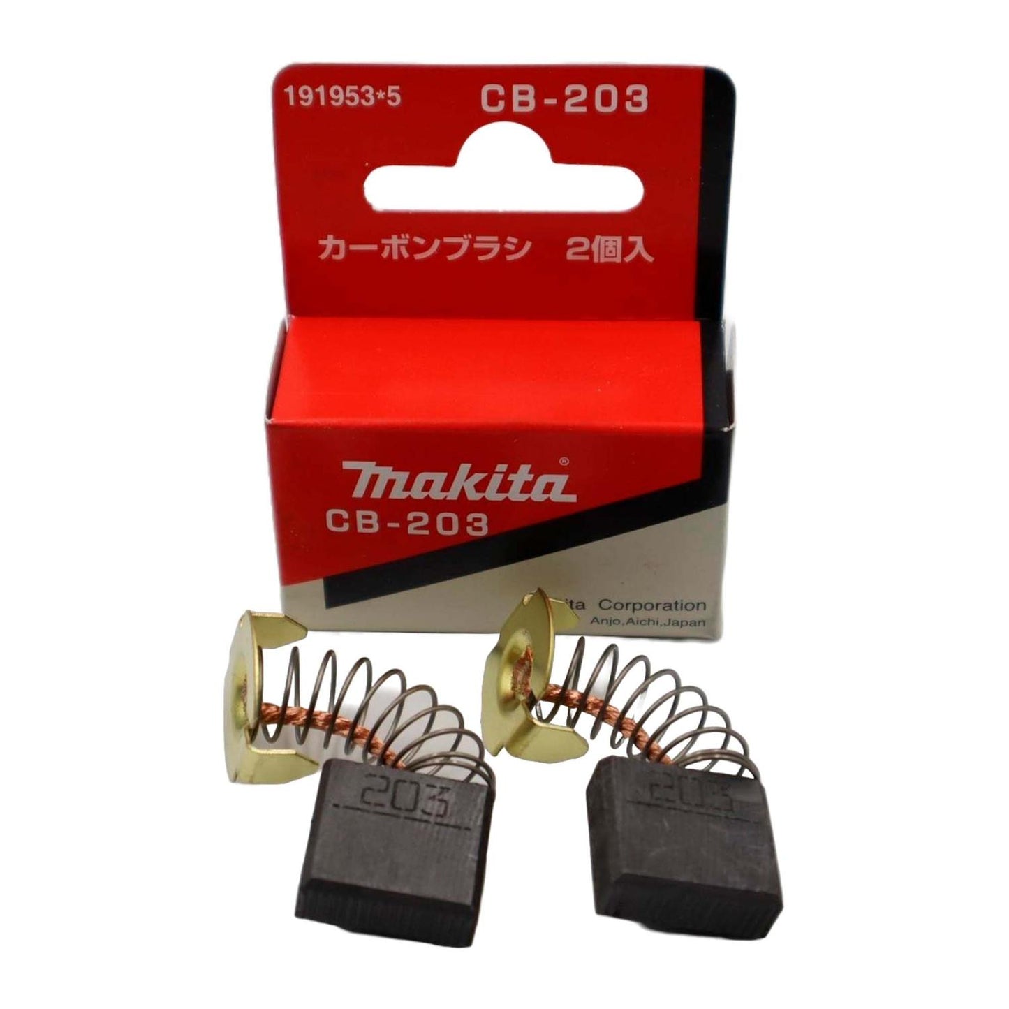 Carbón Makita CB - 203 Cod. 191953 - 5/ P2414NB - LC1230 - RP1801 - Herram.cl