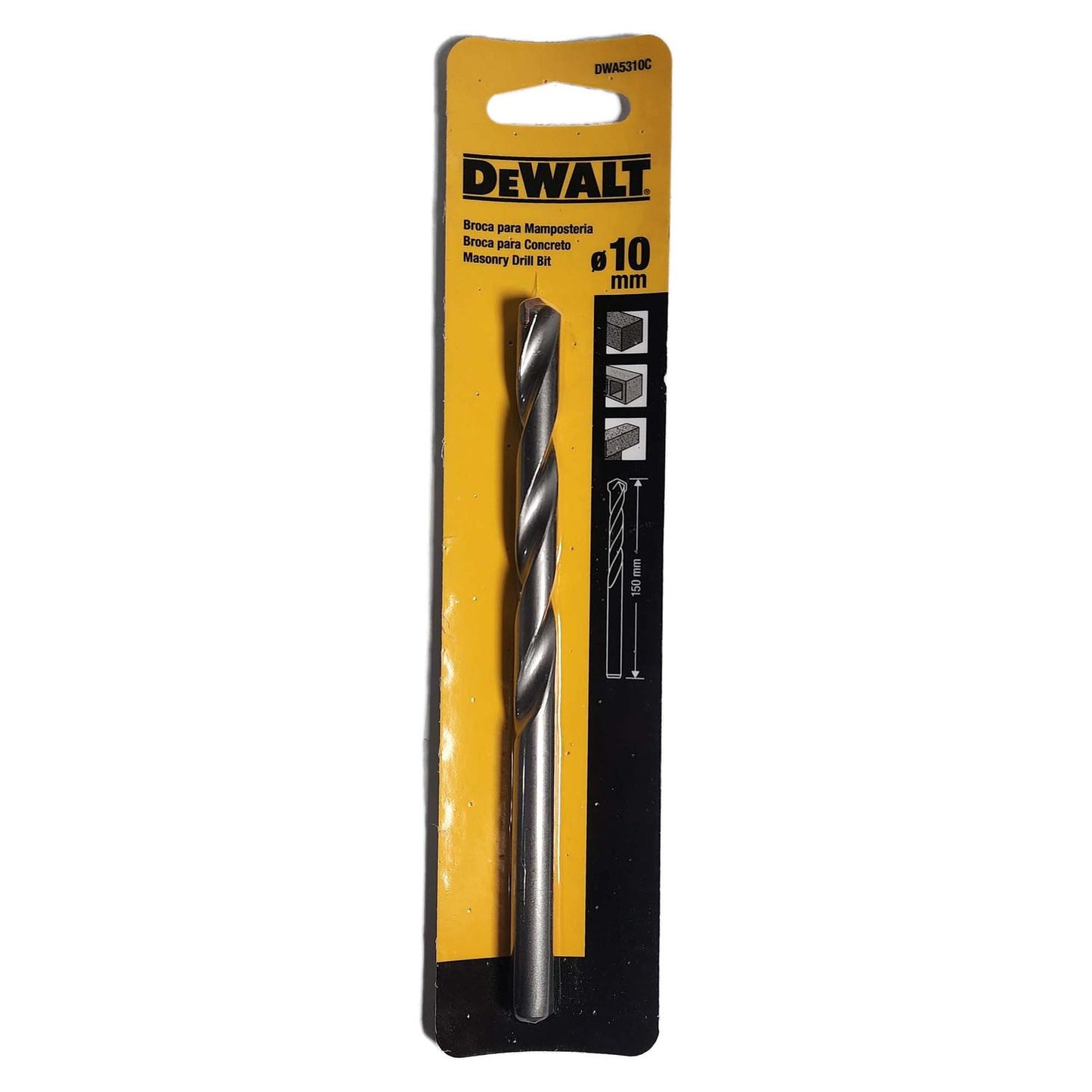 Broca Para Concreto 10x120mm - DeWALT - Herram.cl