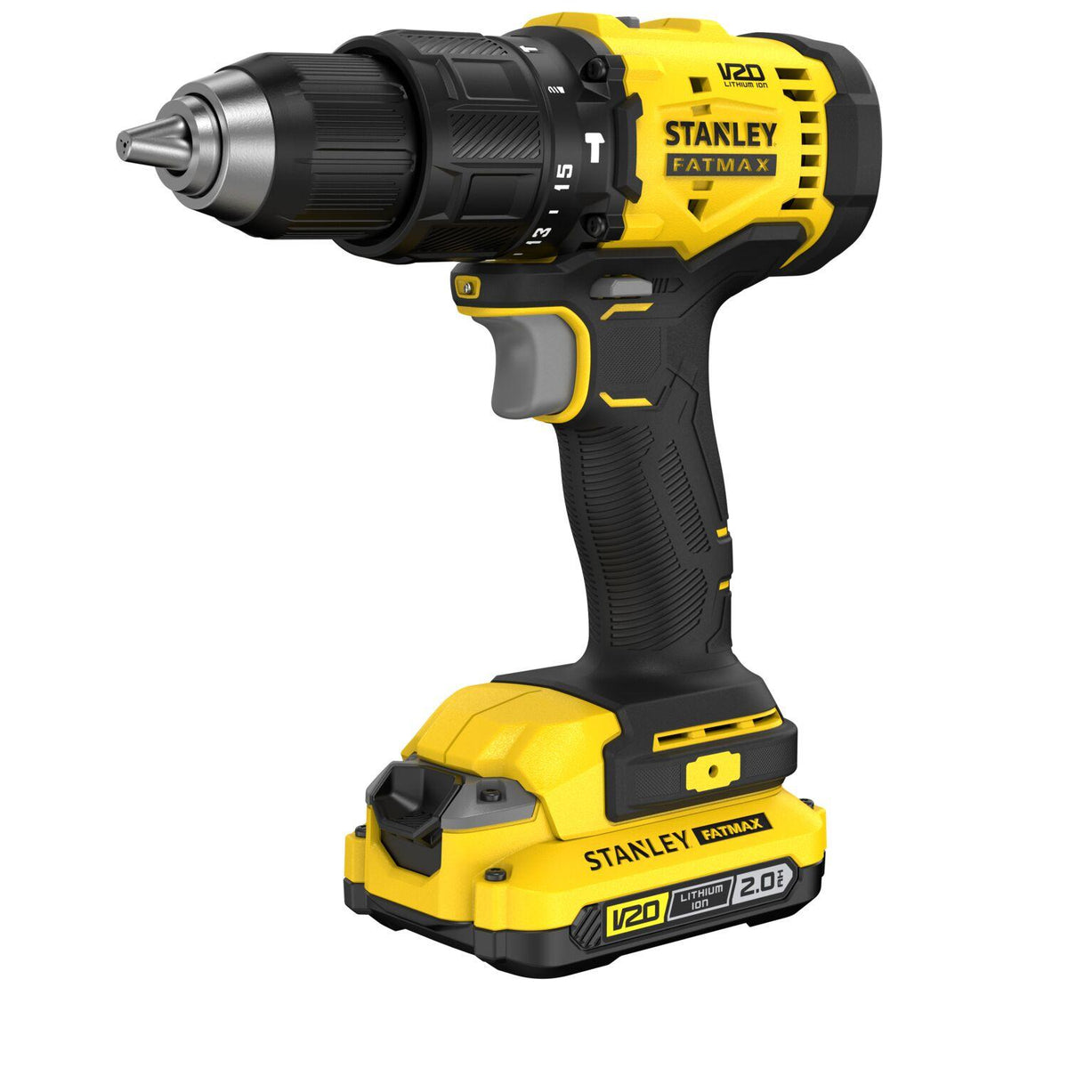 Taladro Percutor 20V 60Nm 13mm Stanley SCD712D1K-B2 - Herram.cl